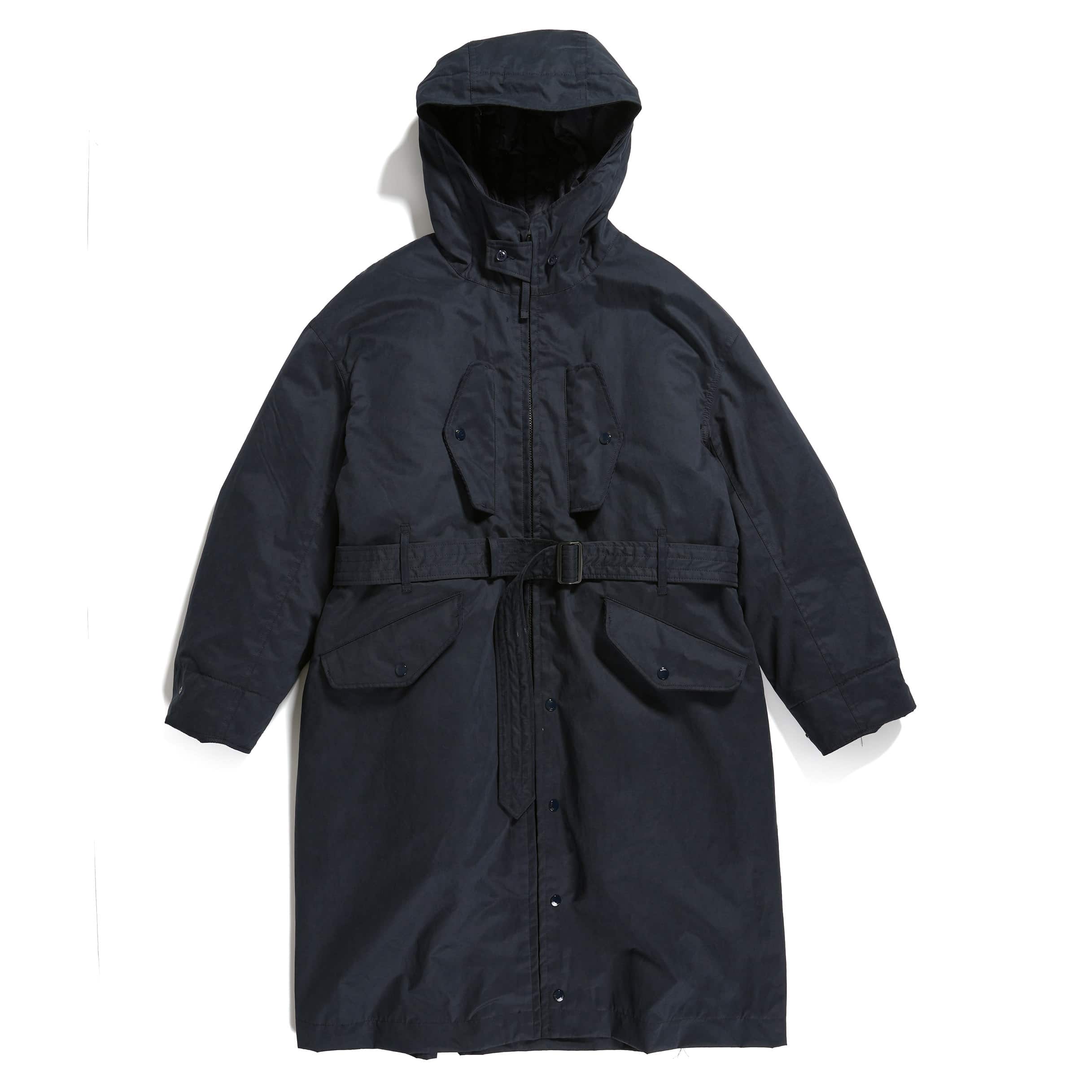 Engineered Garments | Storm Coat | Dark Navy PC Coated Cloth 