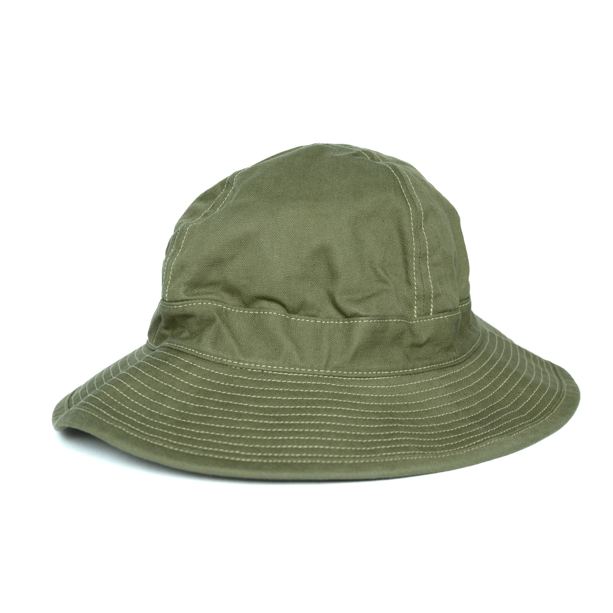 US Navy Hat Herringbone Green