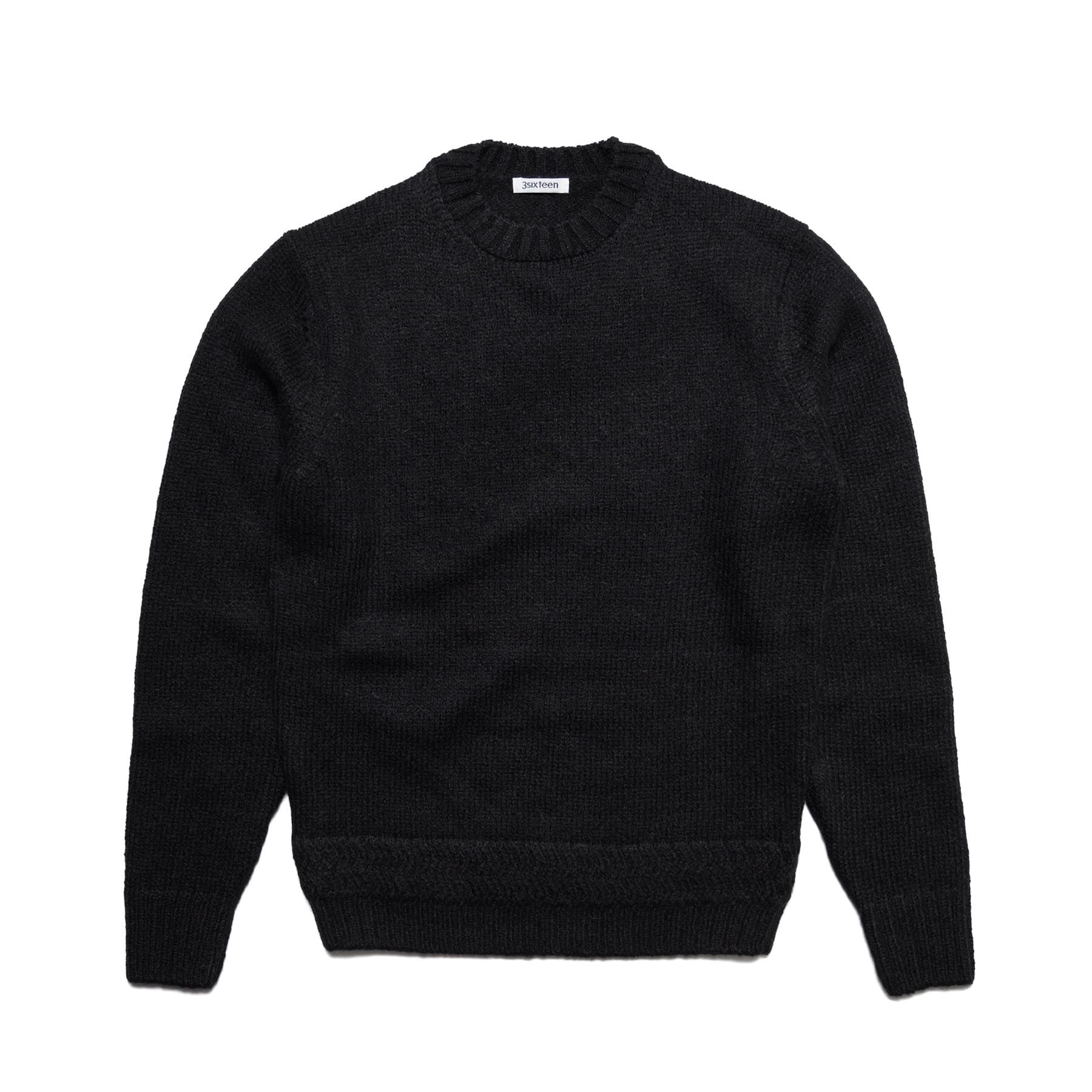 Alpaca Crewneck - Black