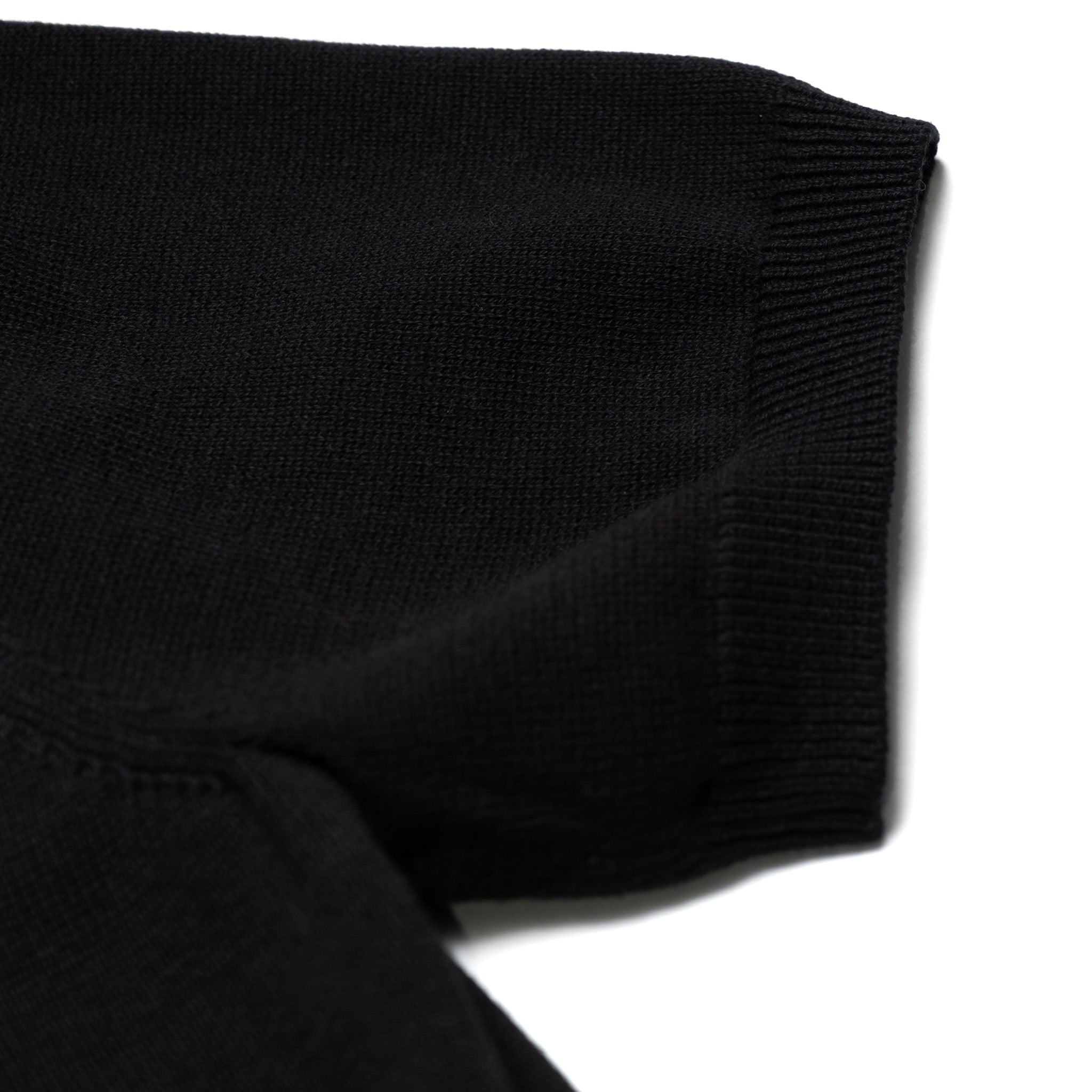 Knit Polo - Black Pima Cotton