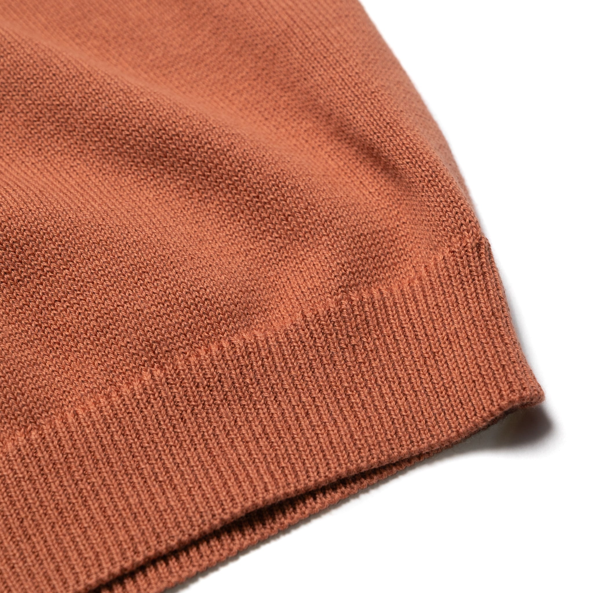 Knit Polo - Clay Pima Cotton