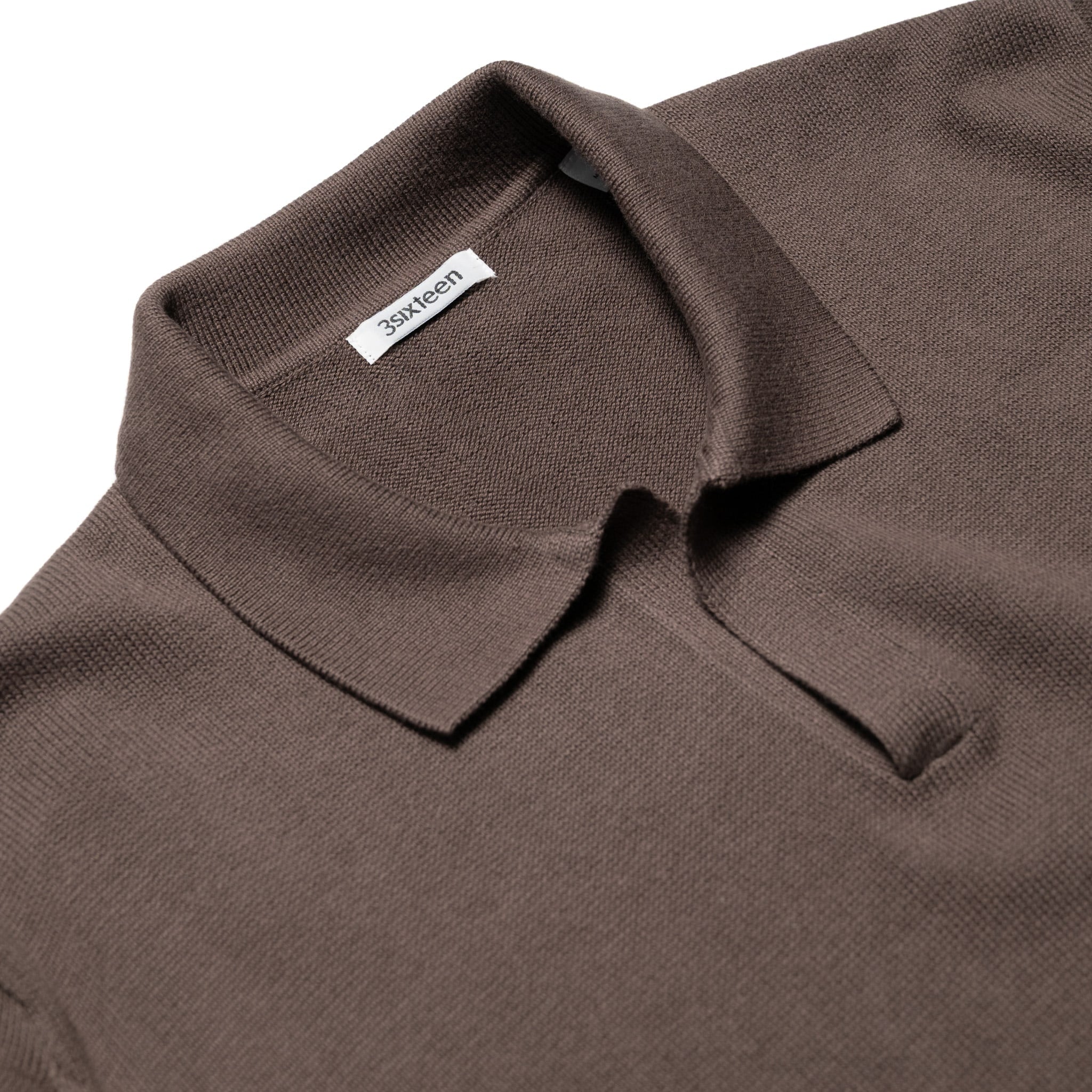 Knit Polo - Earth Pima Cotton