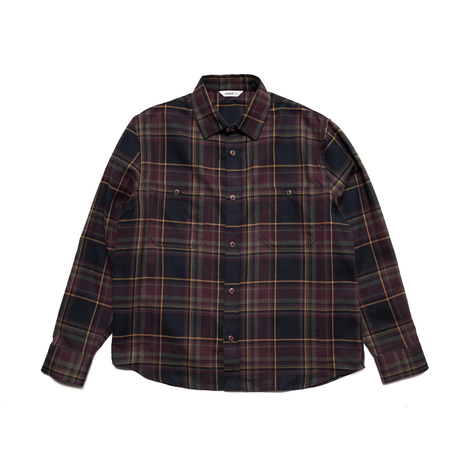 Utility Flannel - Black Olive Plaid