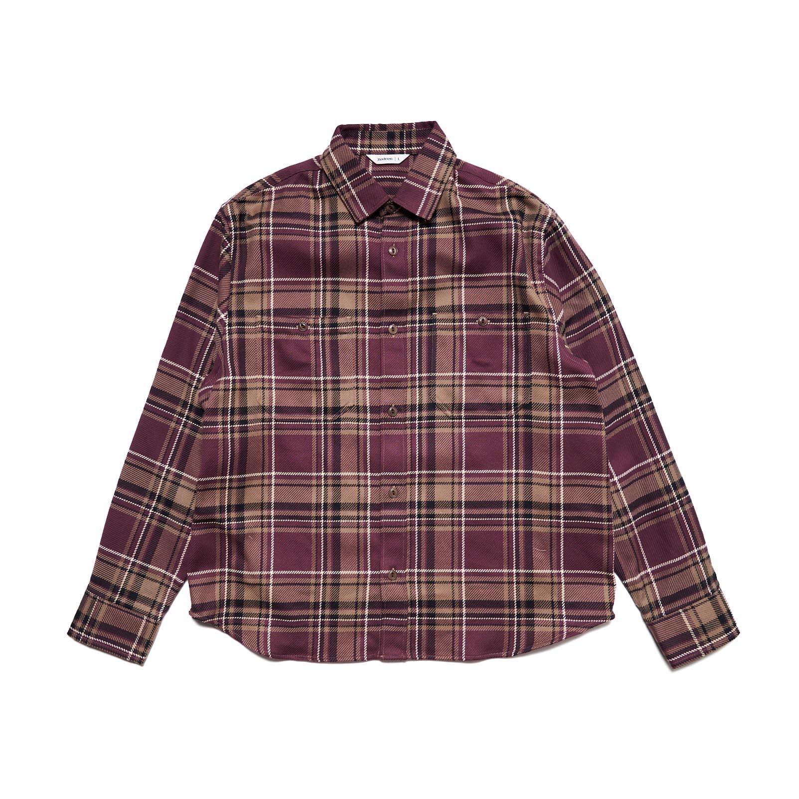 Utility Flannel - Burgundy Oak Plaid