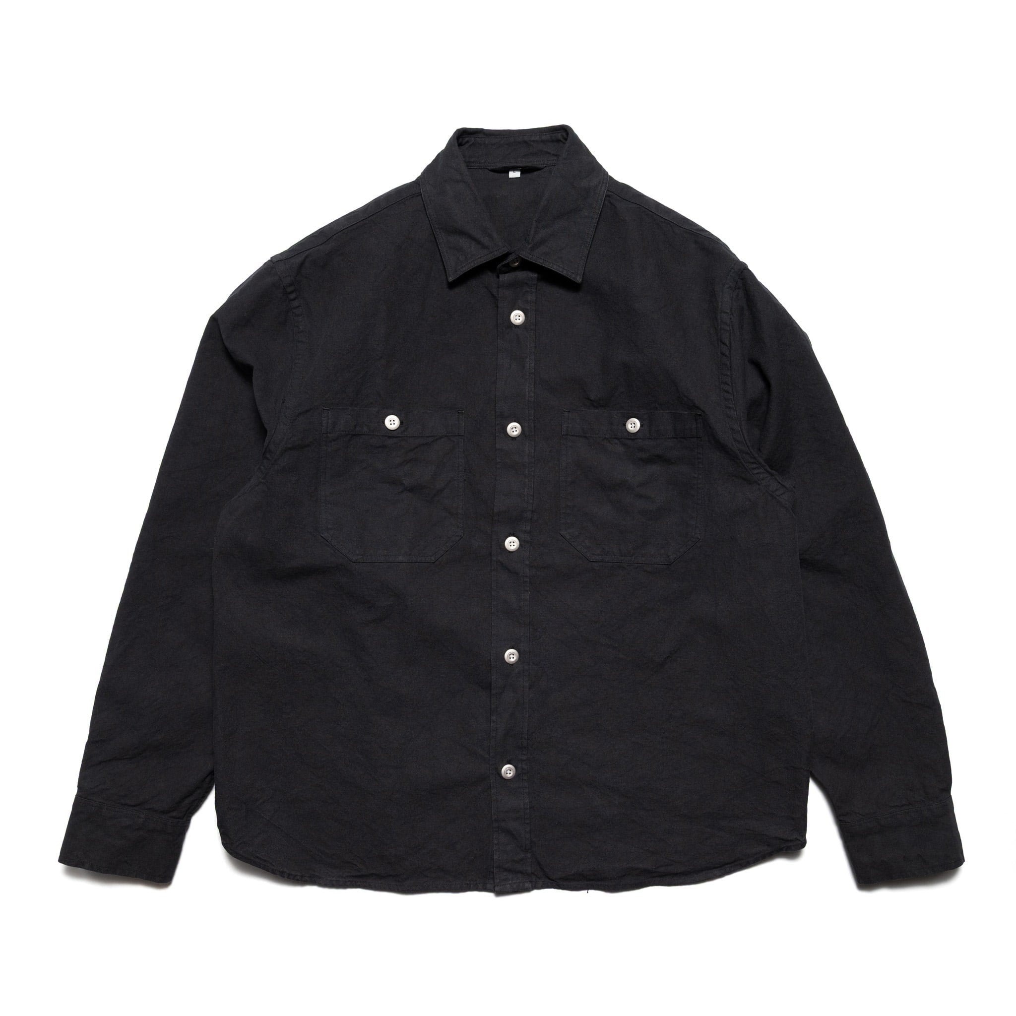 Utility Shirt - Black Canvas Stonewash