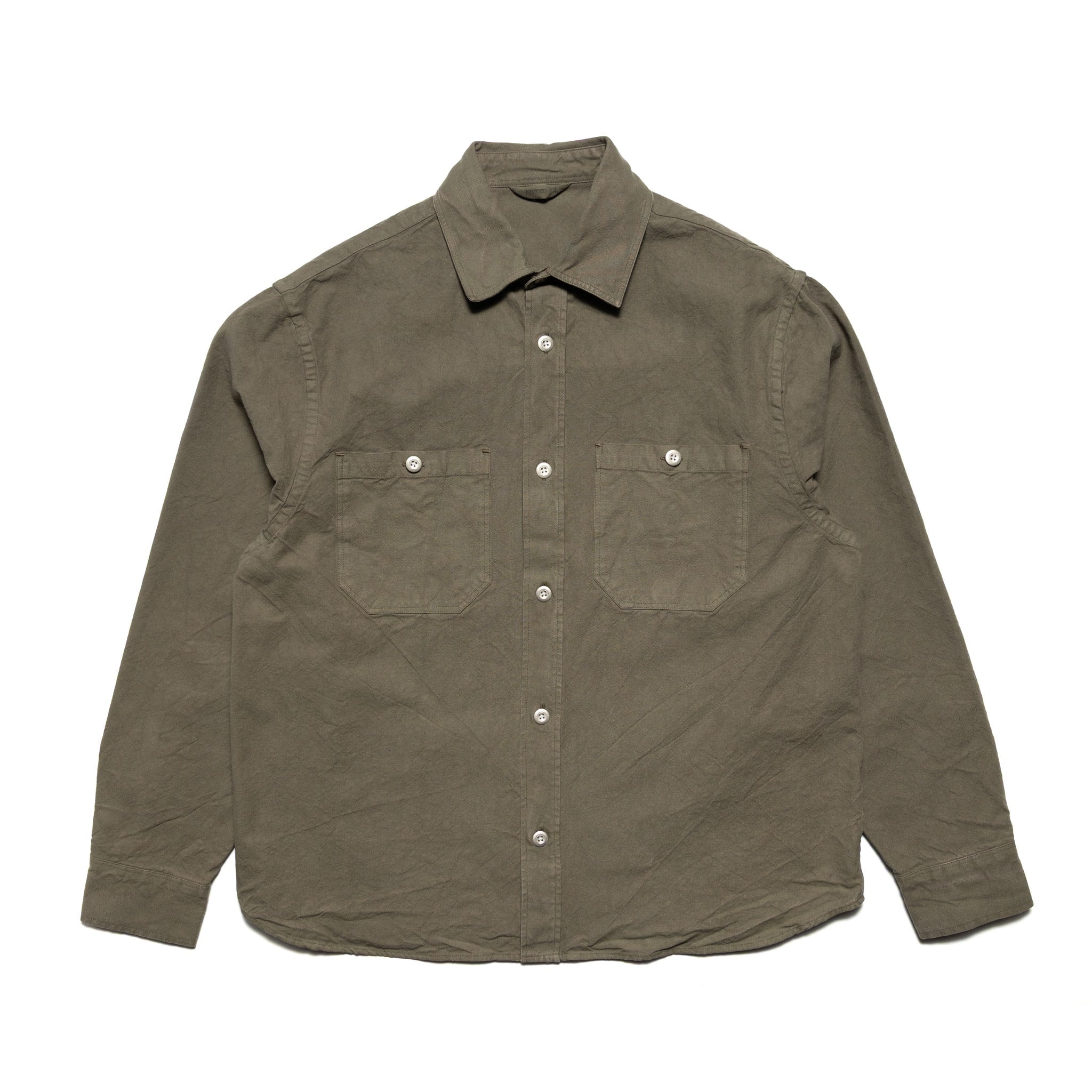 Utility Shirt - Crocodile Canvas Stonewash