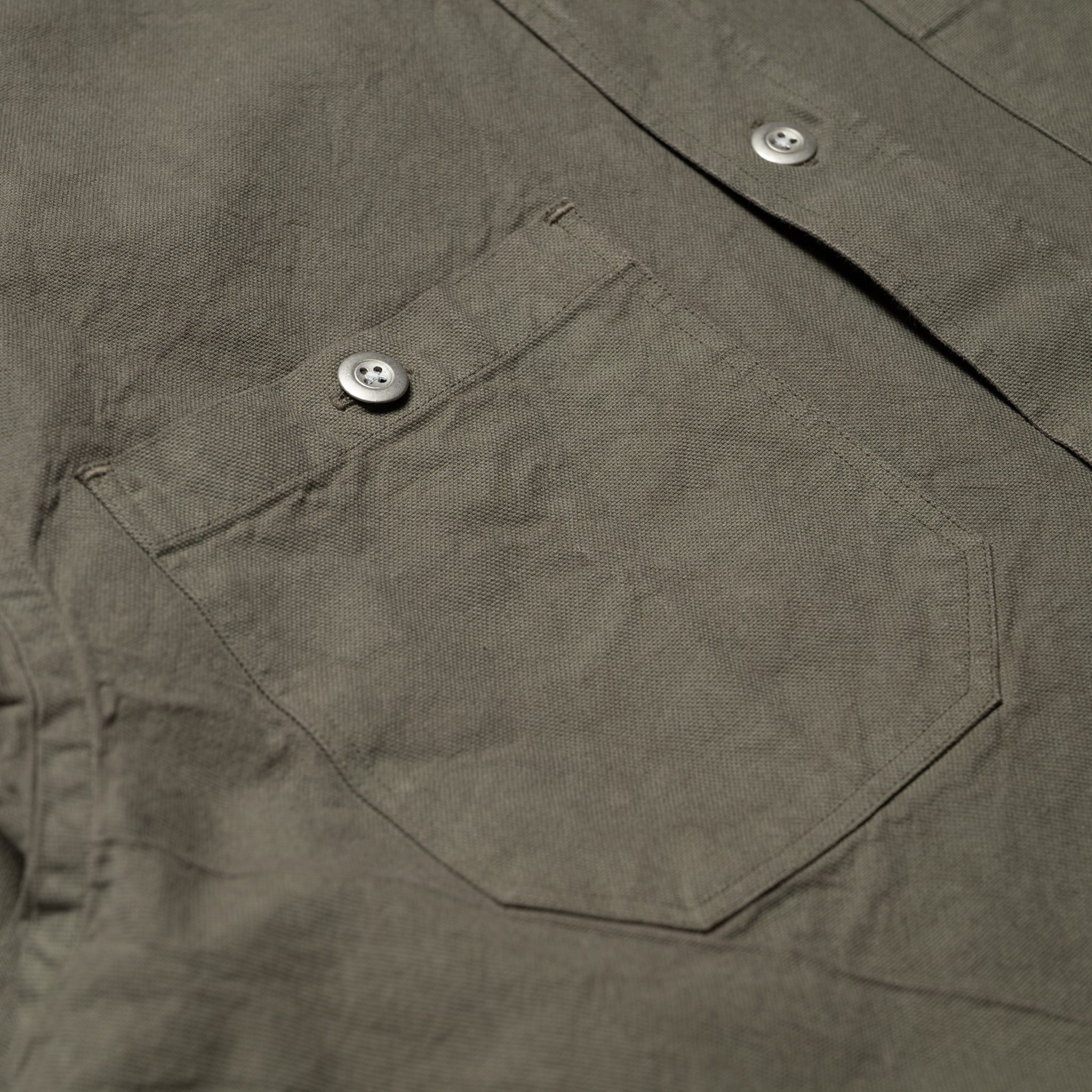 Utility Shirt - Crocodile Canvas Stonewash