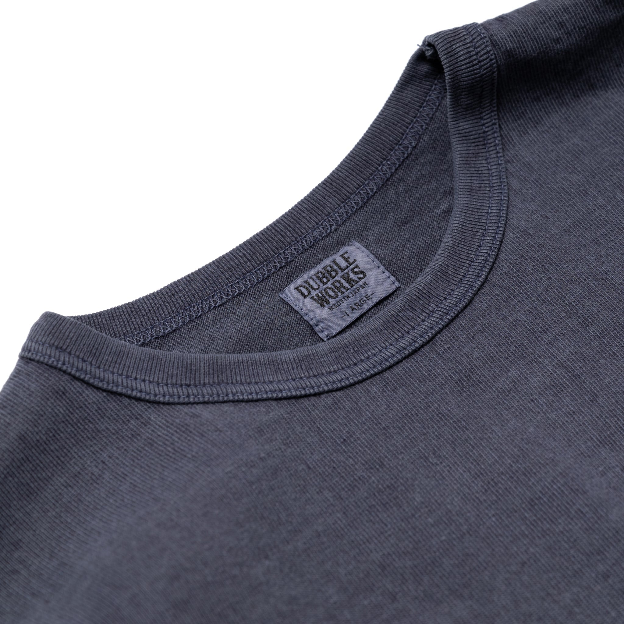 58001PD Heavyweight LS Tee Pigment Dye - Navy