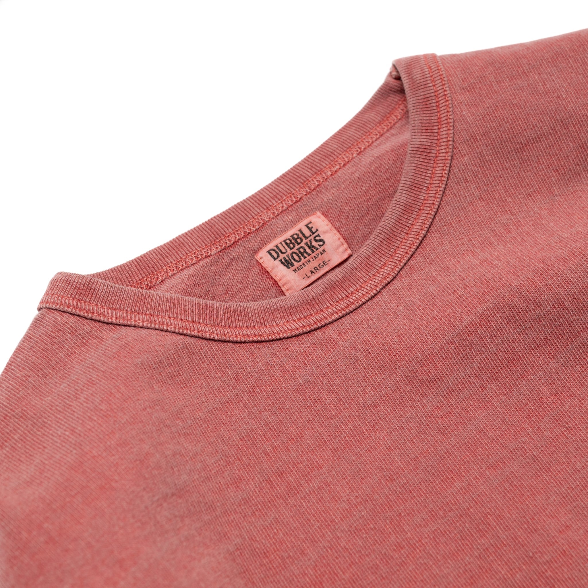 58001PD Heavyweight LS Tee Pigment Dye - Red