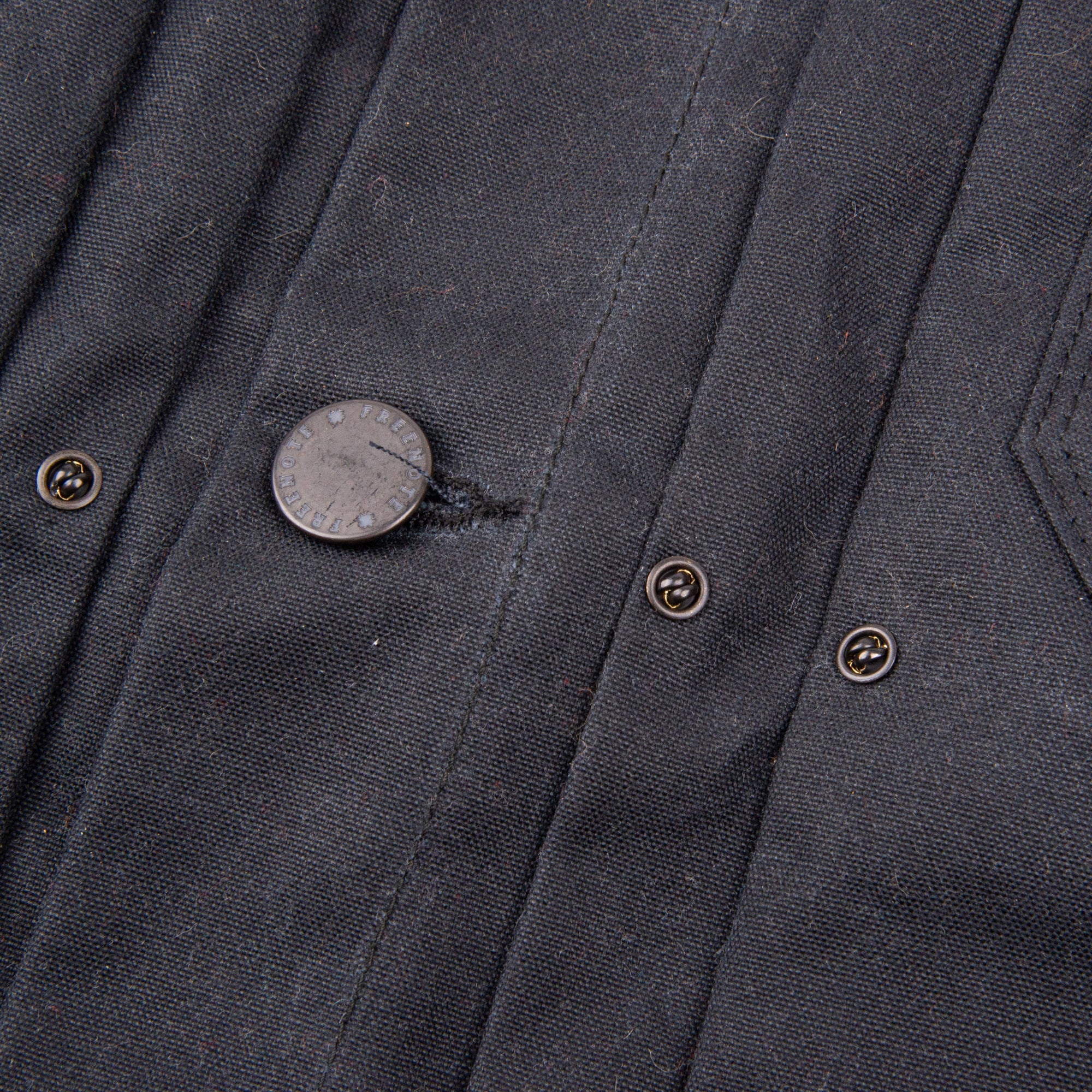 RJ-1 Riders Jacket Waxed Canvas - Black (Rust Lining)