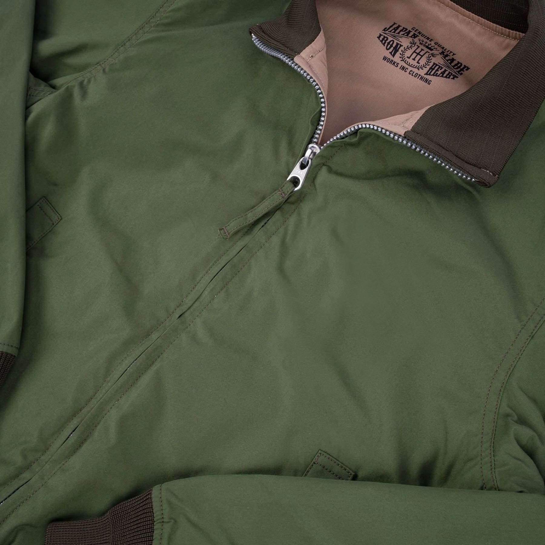 IHJ-130-OLV-NP Reversible Tanker Jacket - Olive (No Patch)