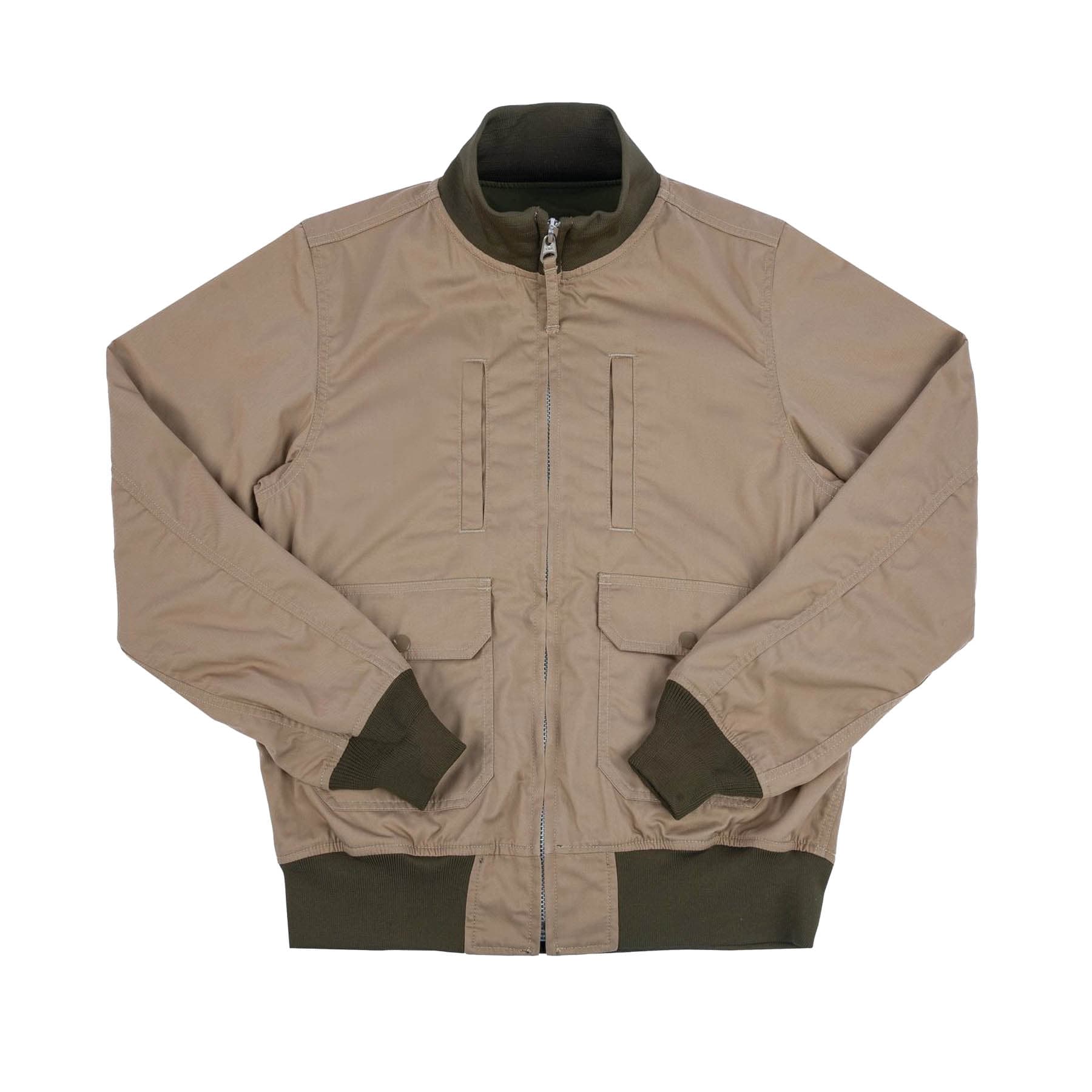 IHJ-130-OLV-NP Reversible Tanker Jacket - Olive (No Patch)