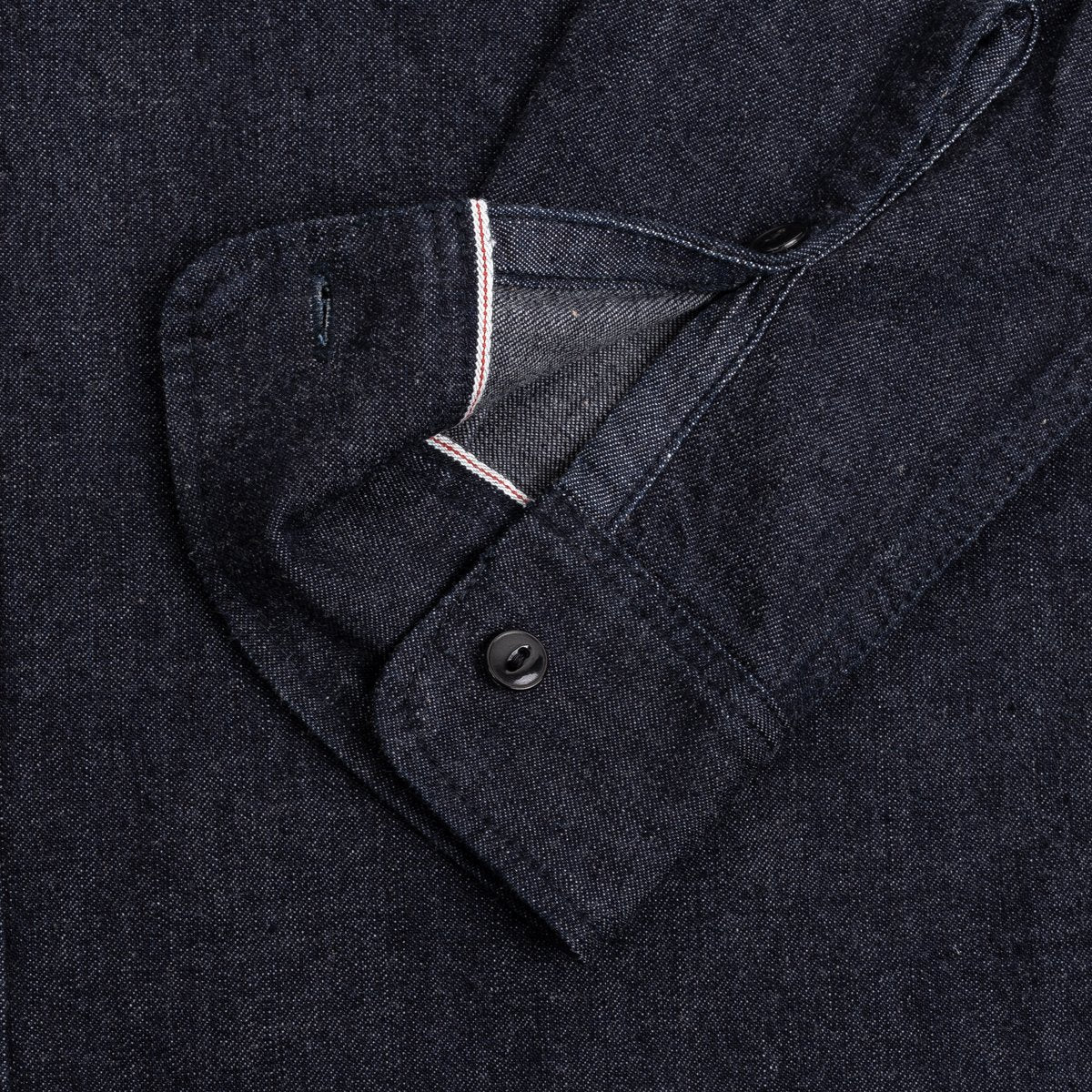 IHSH-351-IND - 10oz Selvedge Denim Work Shirt - Indigo