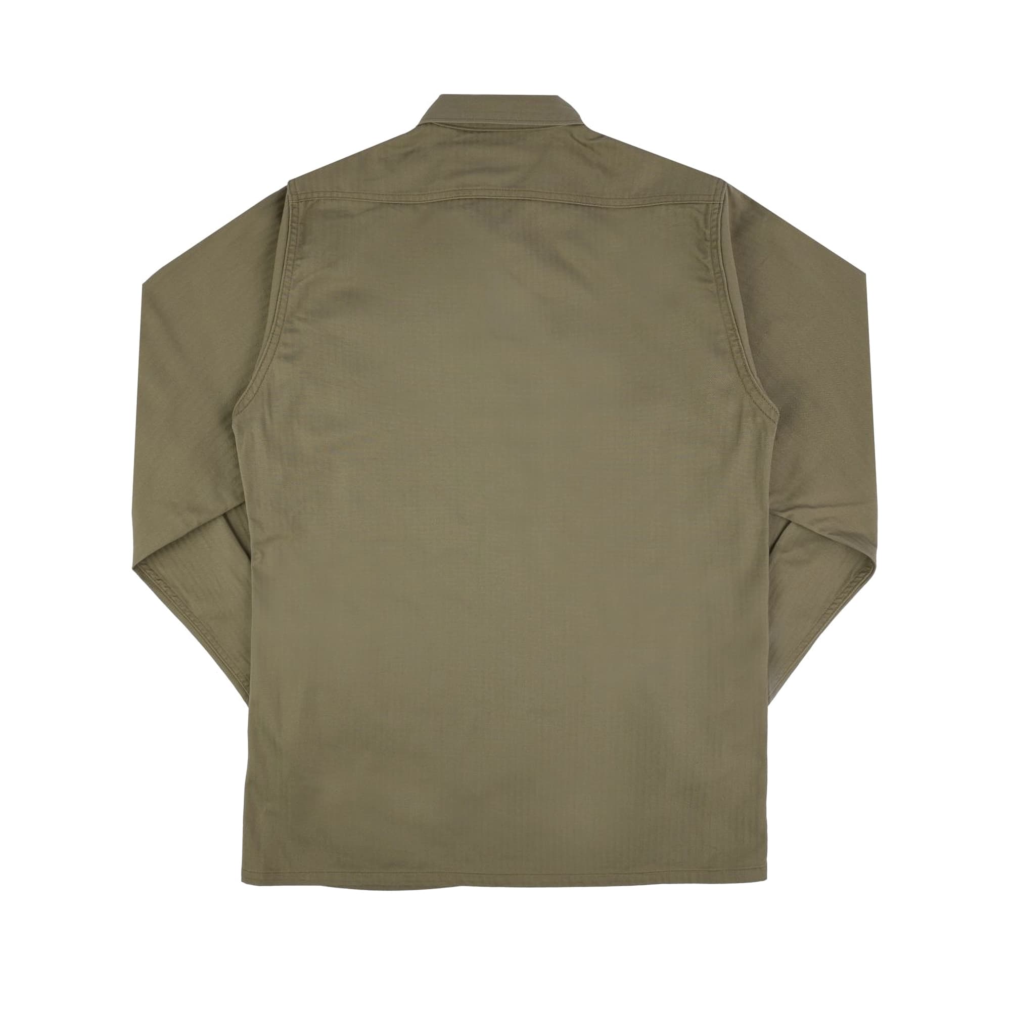 IHSH-385-BEI 9oz Herringbone Military Shirt - Beige