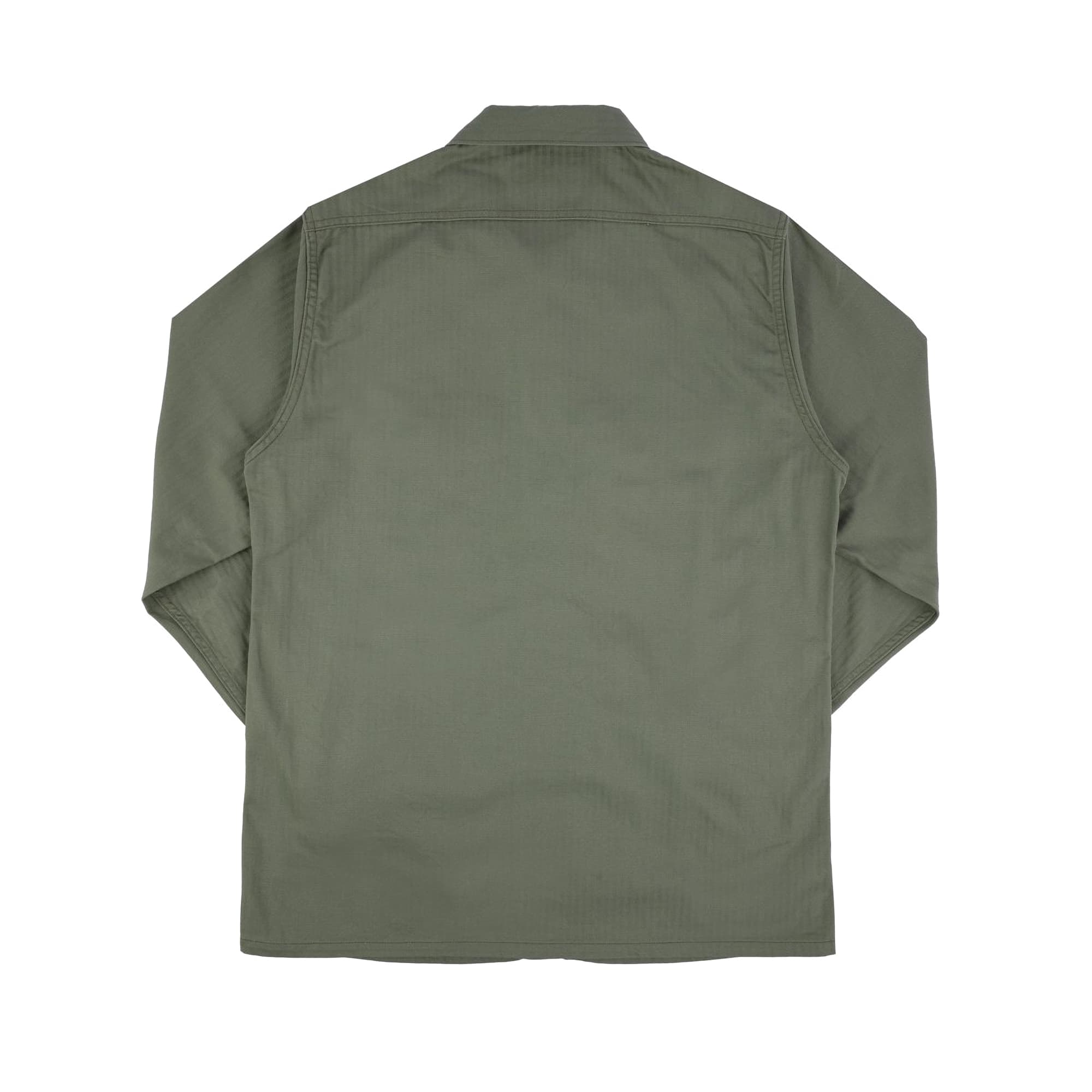 IHSH-385-ODG 9oz Herringbone Military Shirt - Olive Drab Green