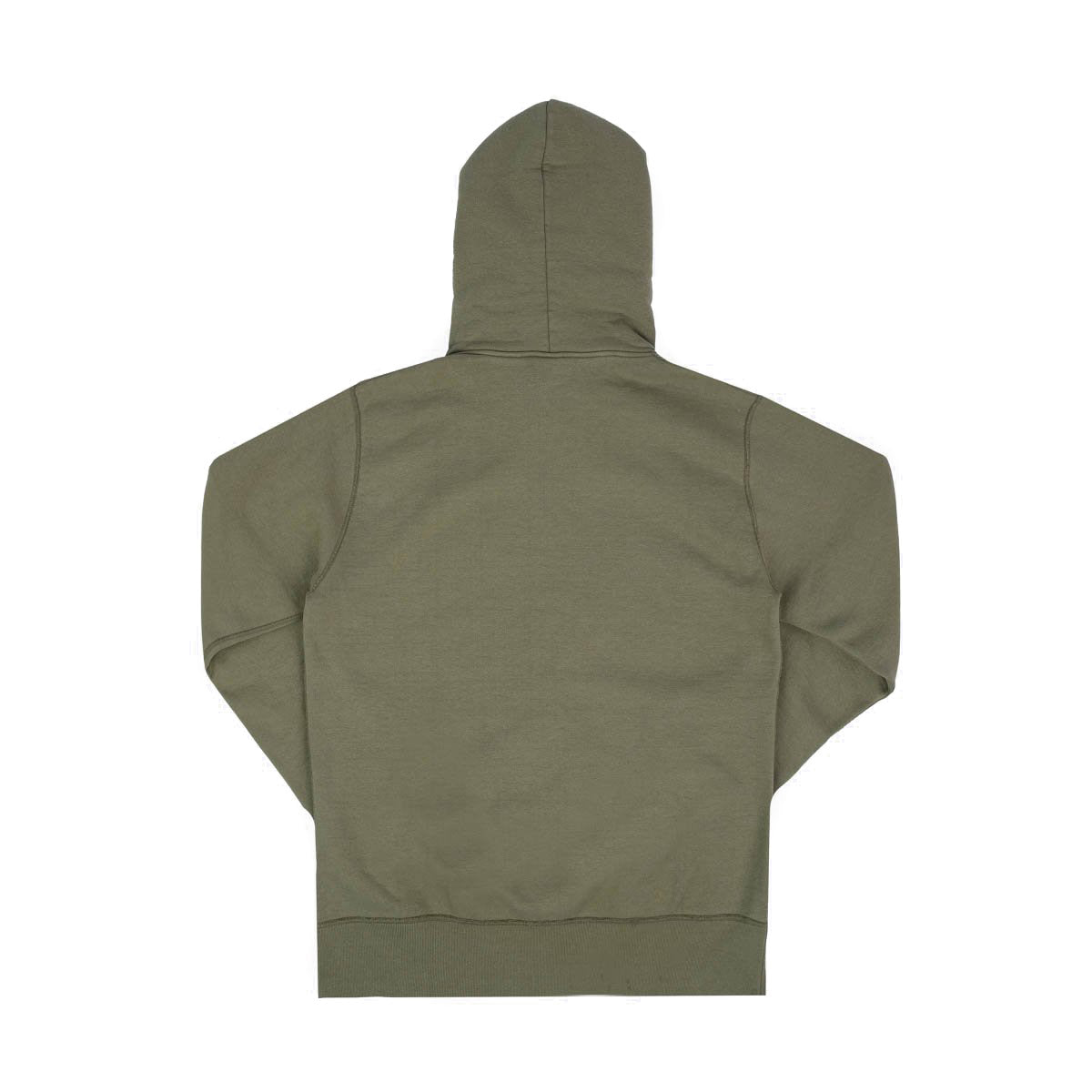 IHSW-10-OLV - 14oz Ultra Heavyweight Loopwheel Cotton Zippered Hoodie - Olive