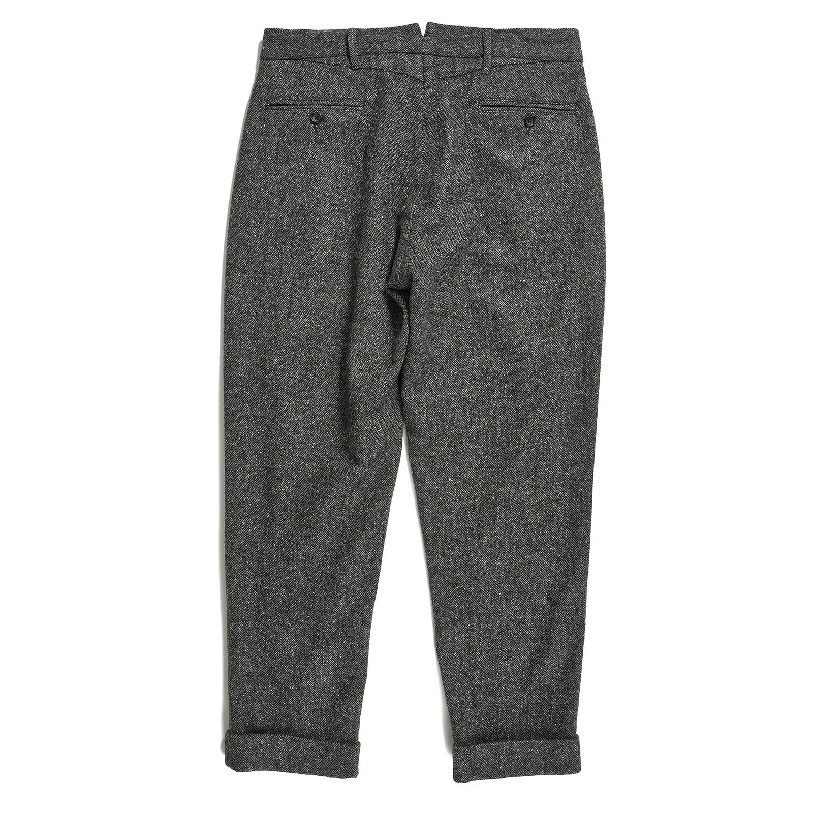 Andover Pant - Grey Poly Wool Herringbone