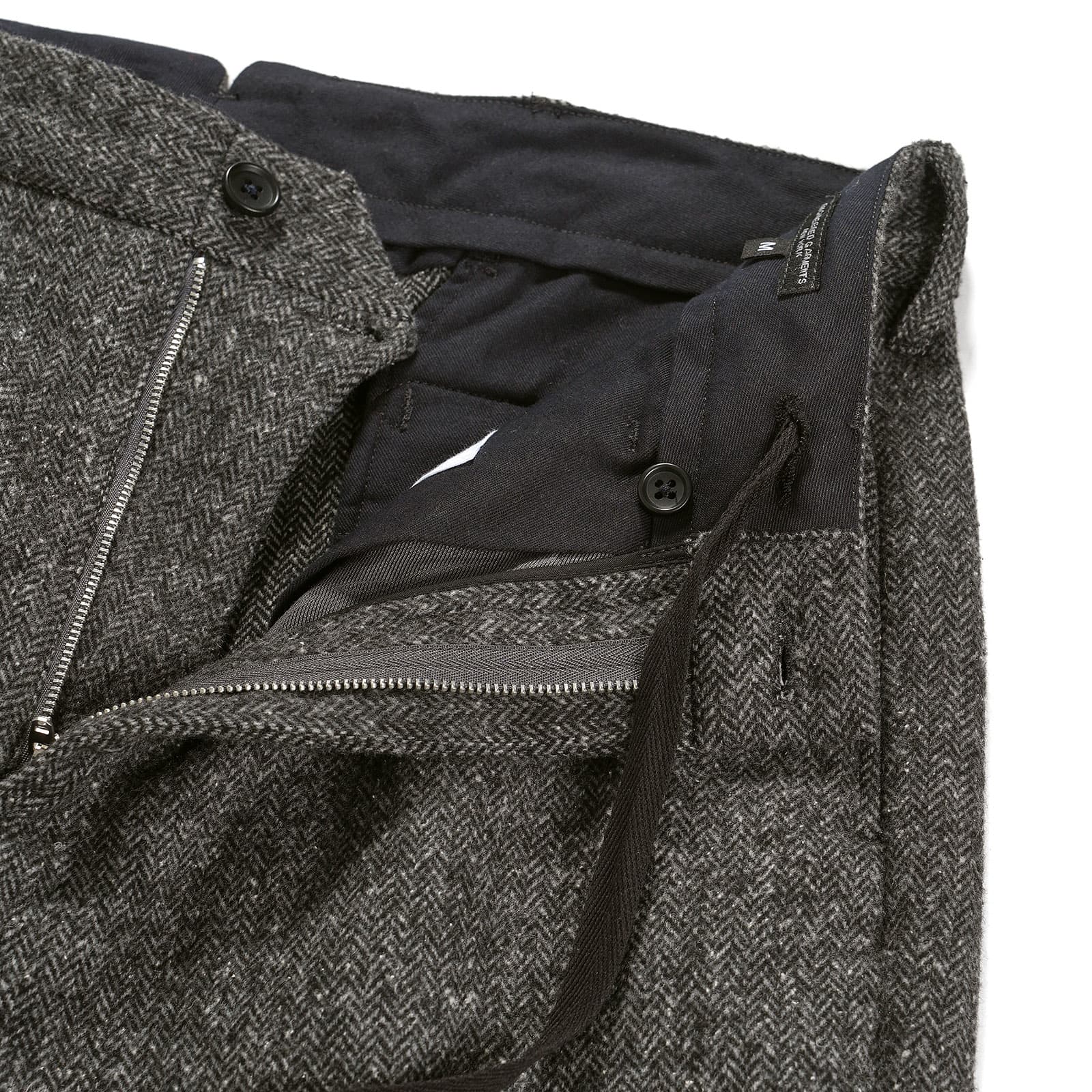 Andover Pant - Grey Poly Wool Herringbone