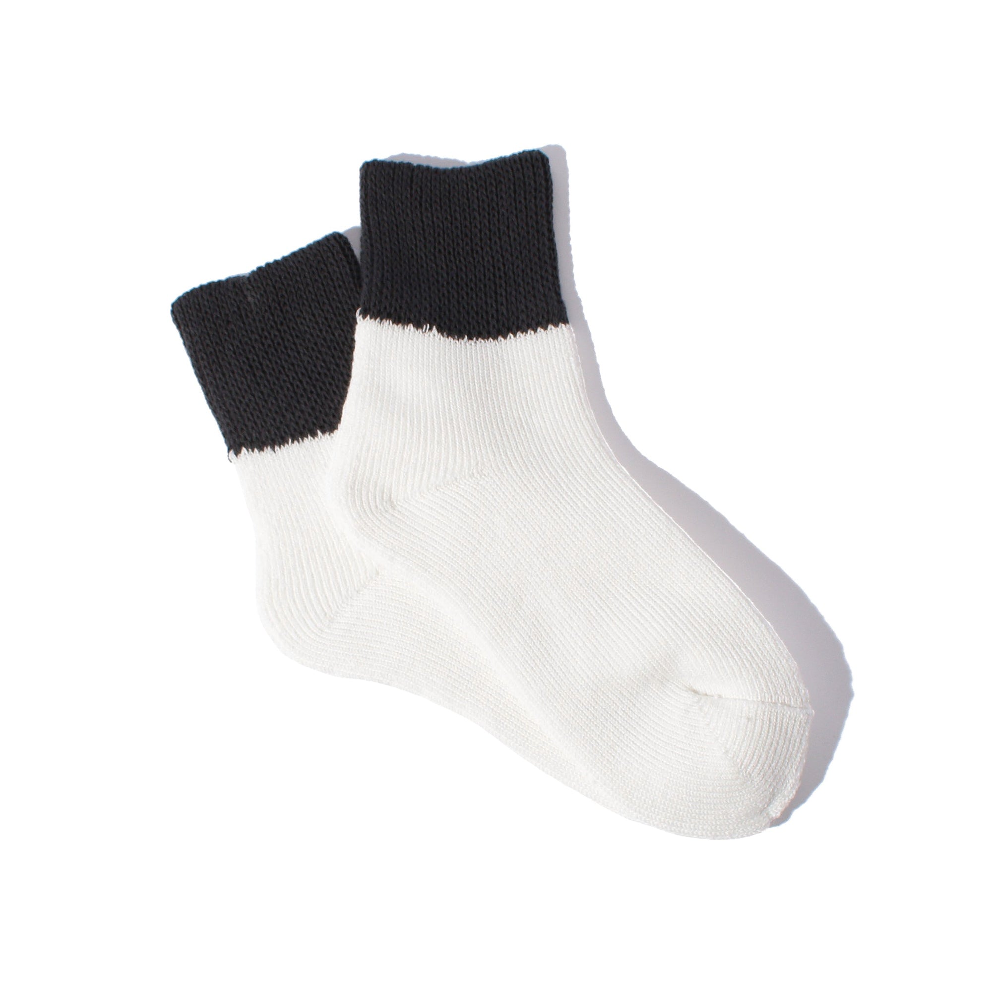 Organic Cotton 2 Panel Sock Q Charcoal