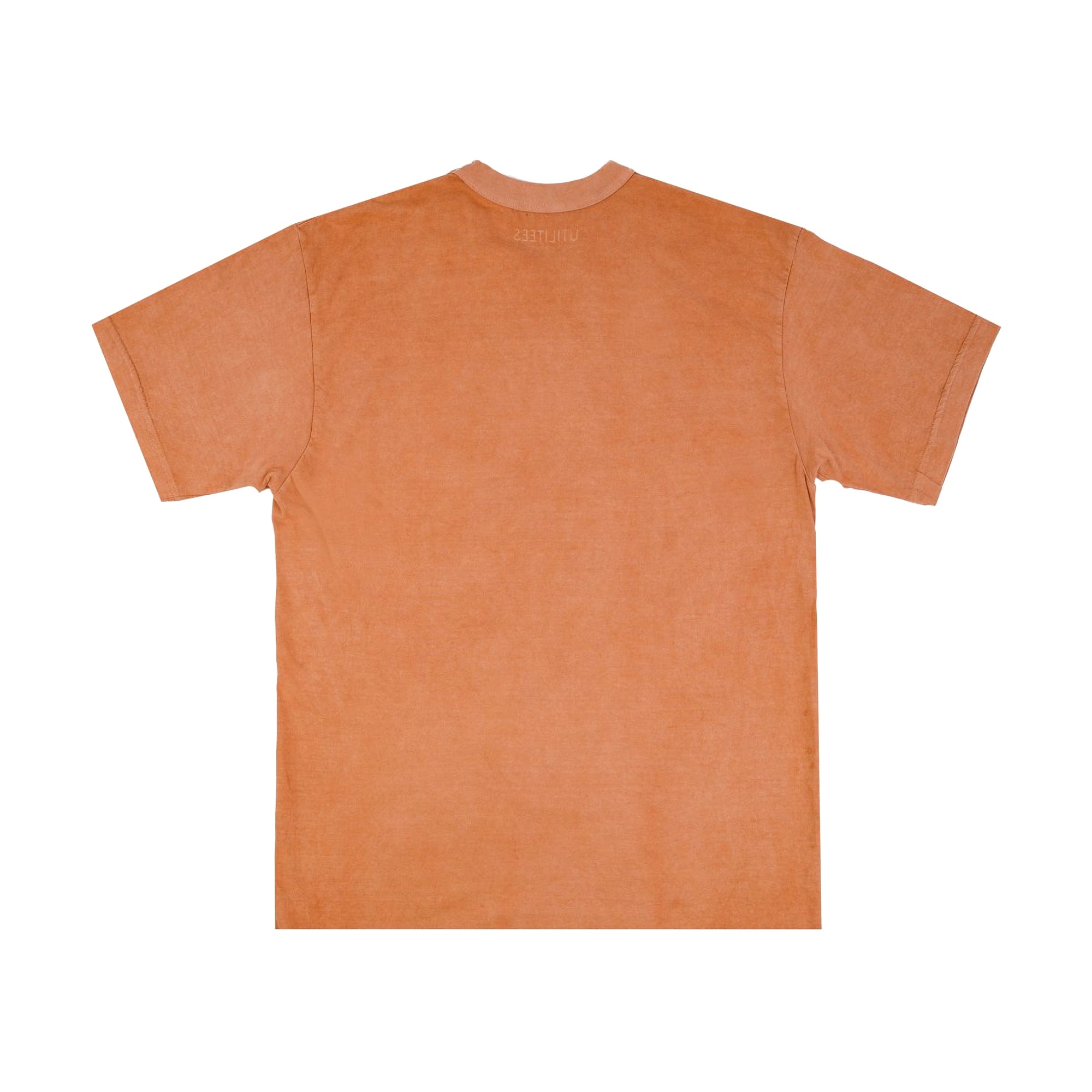 UTIL-HDYE-PCH 5.5oz Loopwheel Crew Neck T-Shirt - Hand Dyed Peach