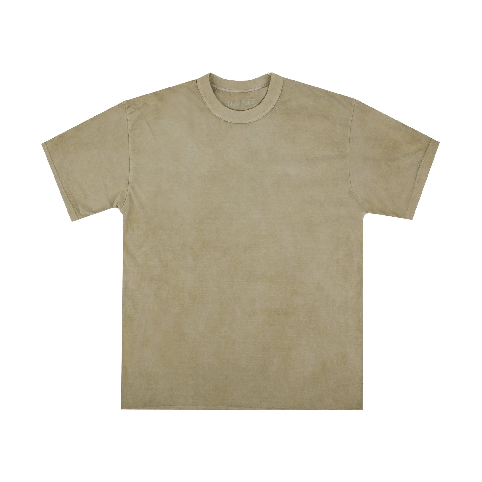 UTIL-HDYE-SGRN 5.5oz Loopwheel Crew Neck T-Shirt - Hand Dyed Sage Green