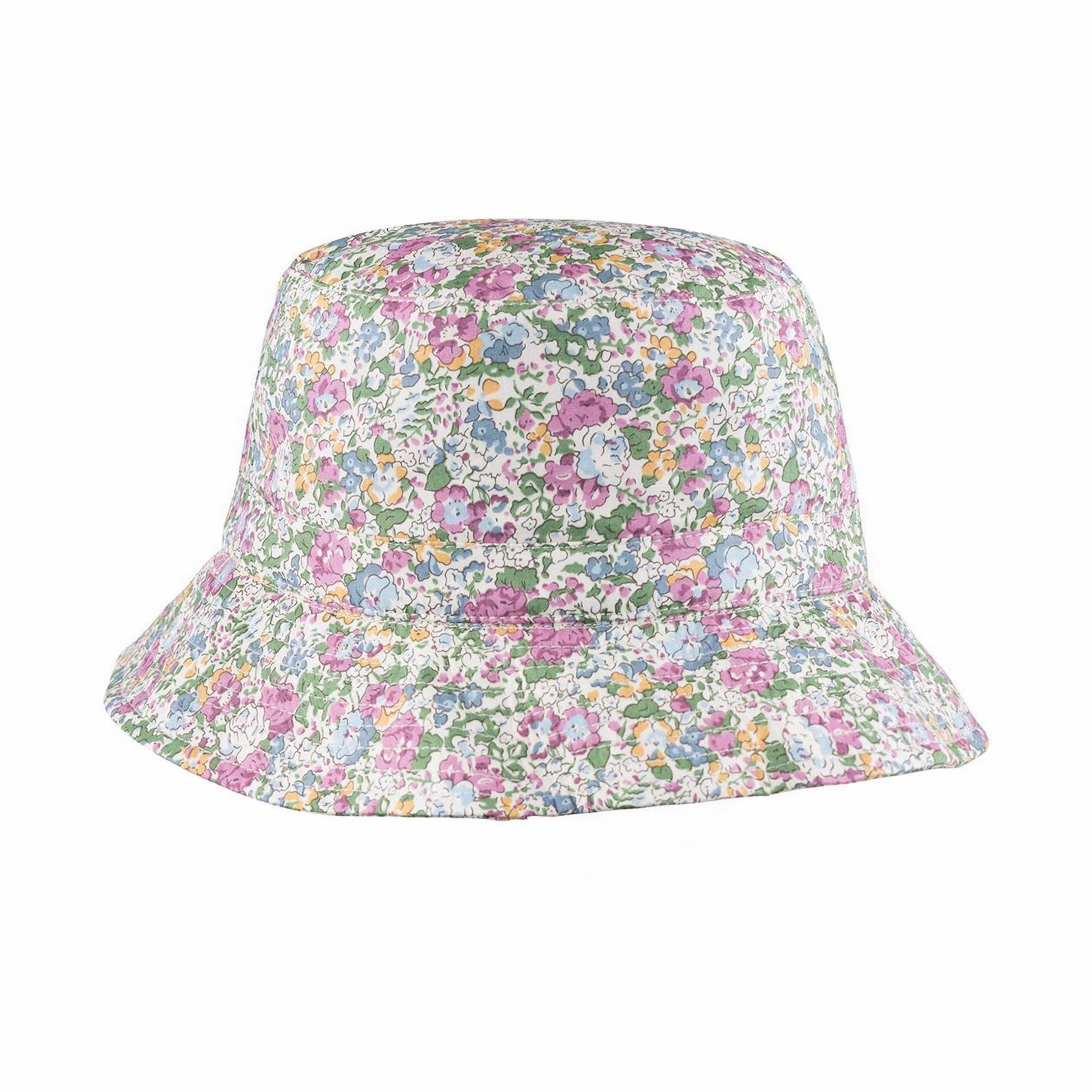 A.P.C. | Marlon Bucket Hat | Multicolored Floral | BlackBlue