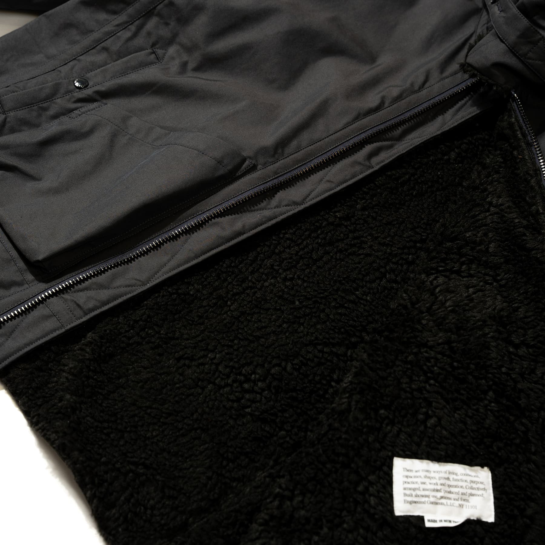 B3 Jacket - Black Nyco Twill