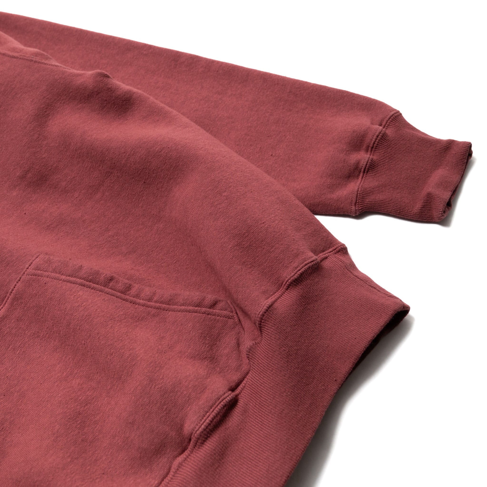 86002 Loopwheel Hoodie - Burgundy