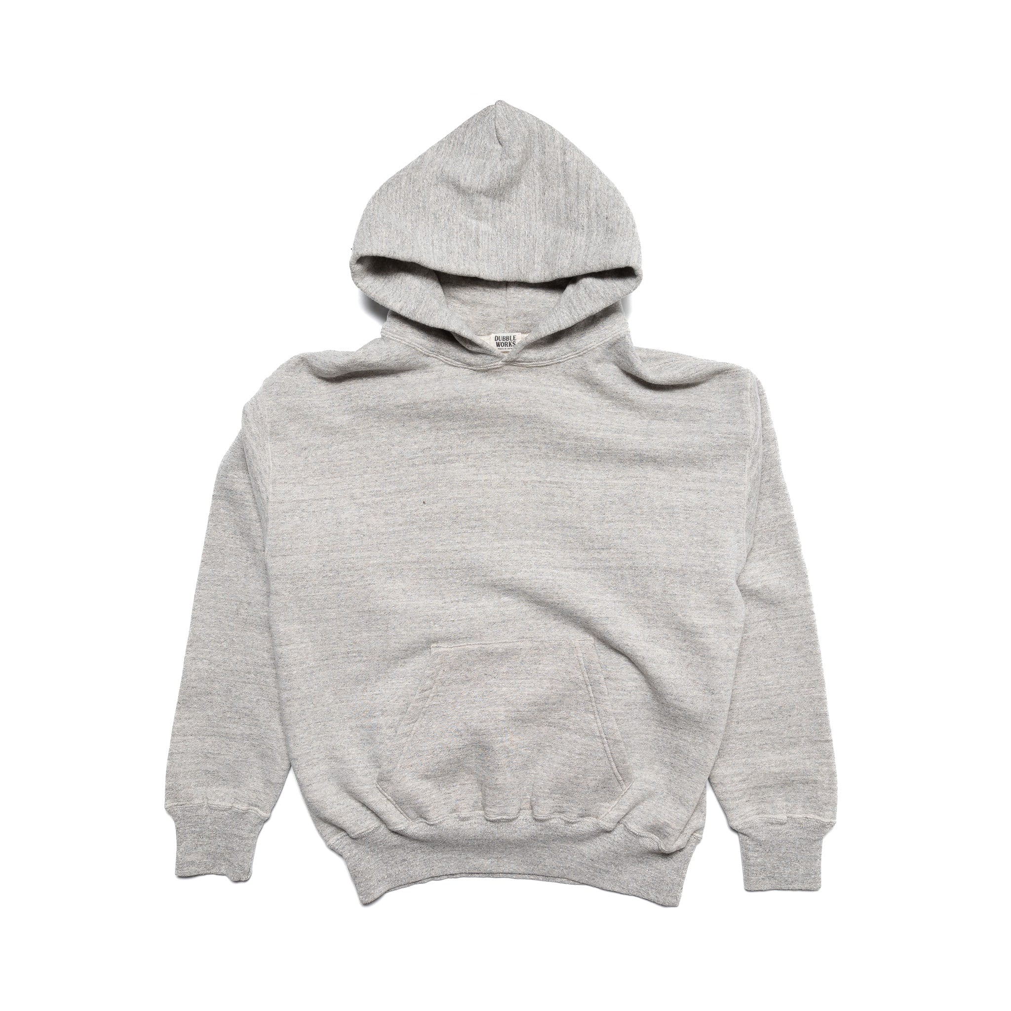 86002 Loopwheel Hoodie - Heather Grey