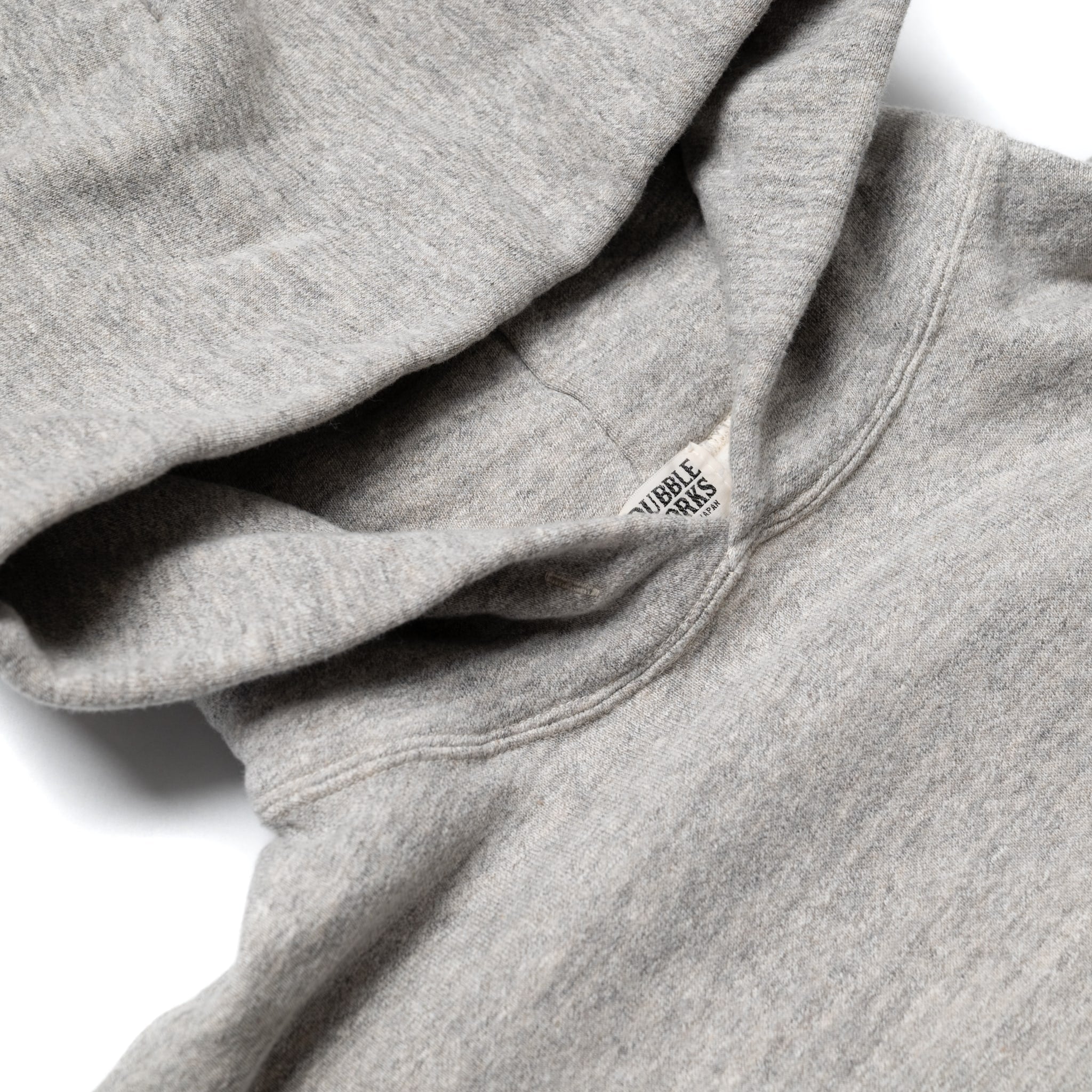 86002 Loopwheel Hoodie - Heather Grey