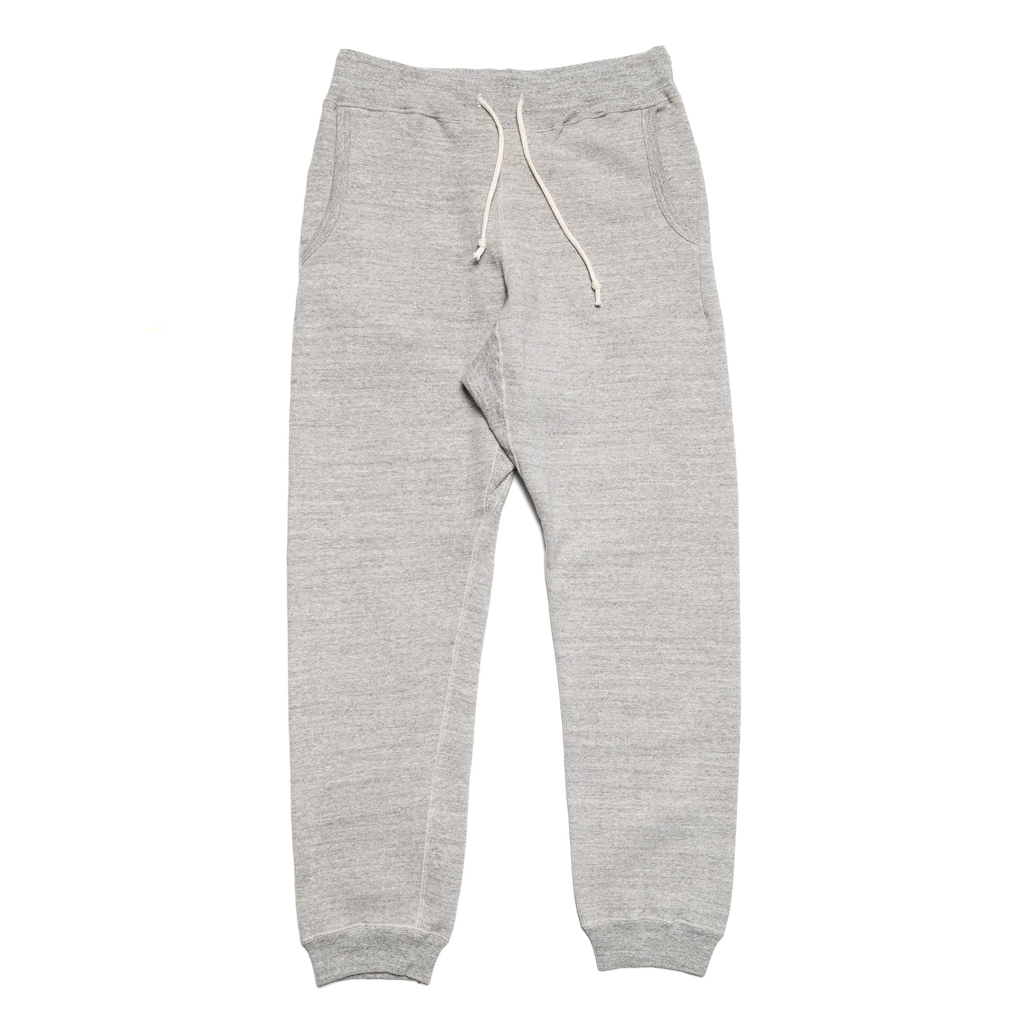 87006 Loopwheel Sweatpants - Heather Grey