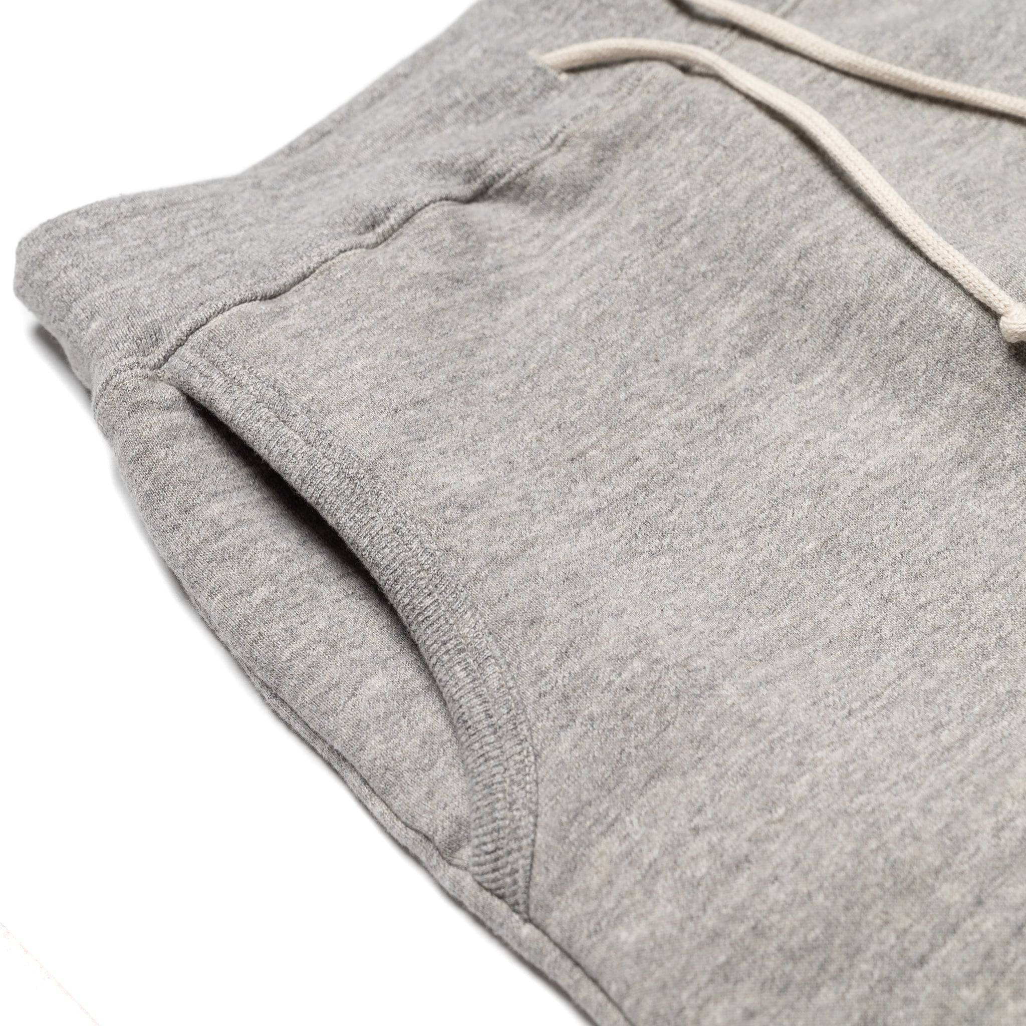 87006 Loopwheel Sweatpants - Heather Grey