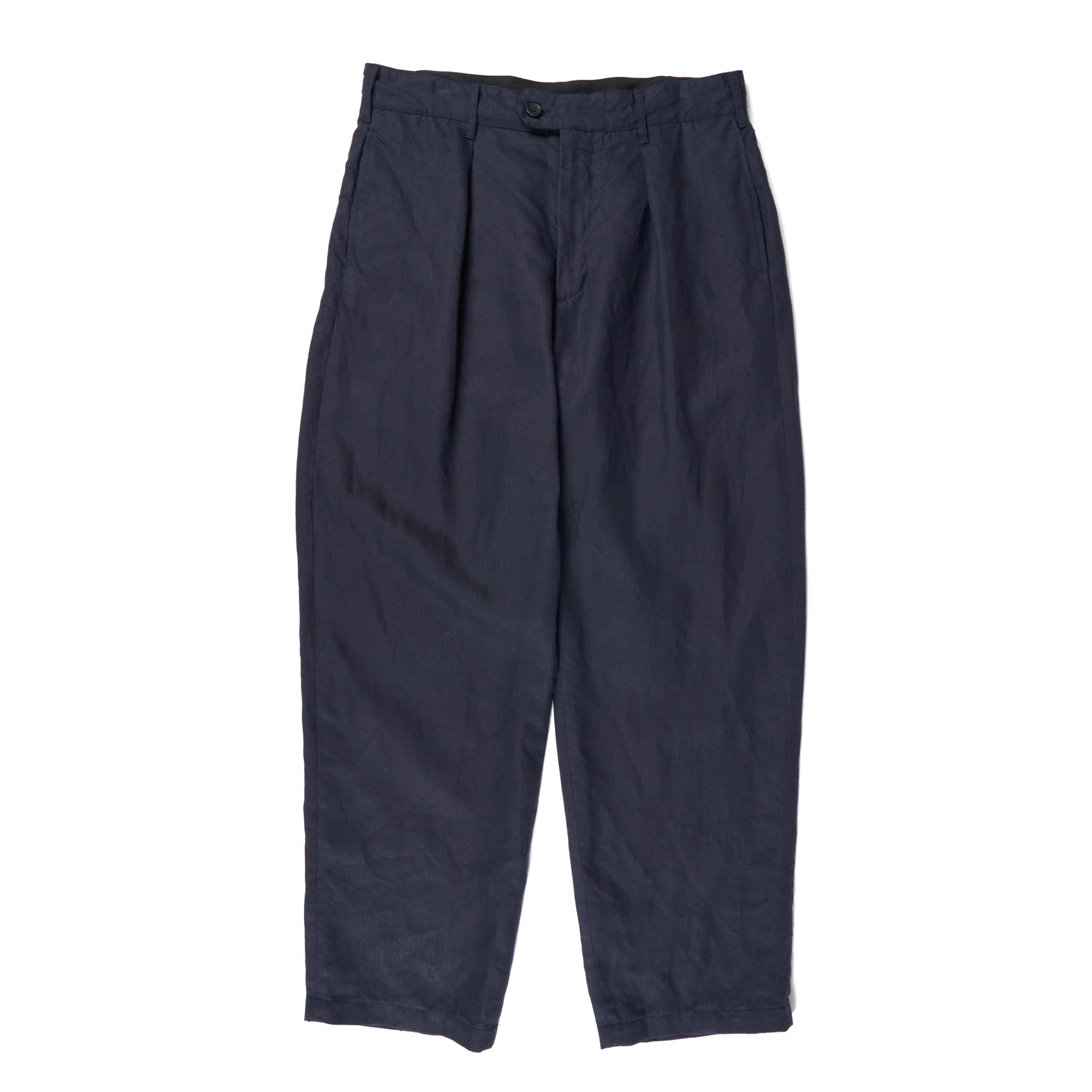 Engineered Garments Carlyle Pant Navy Linen Twill | BlackBlue