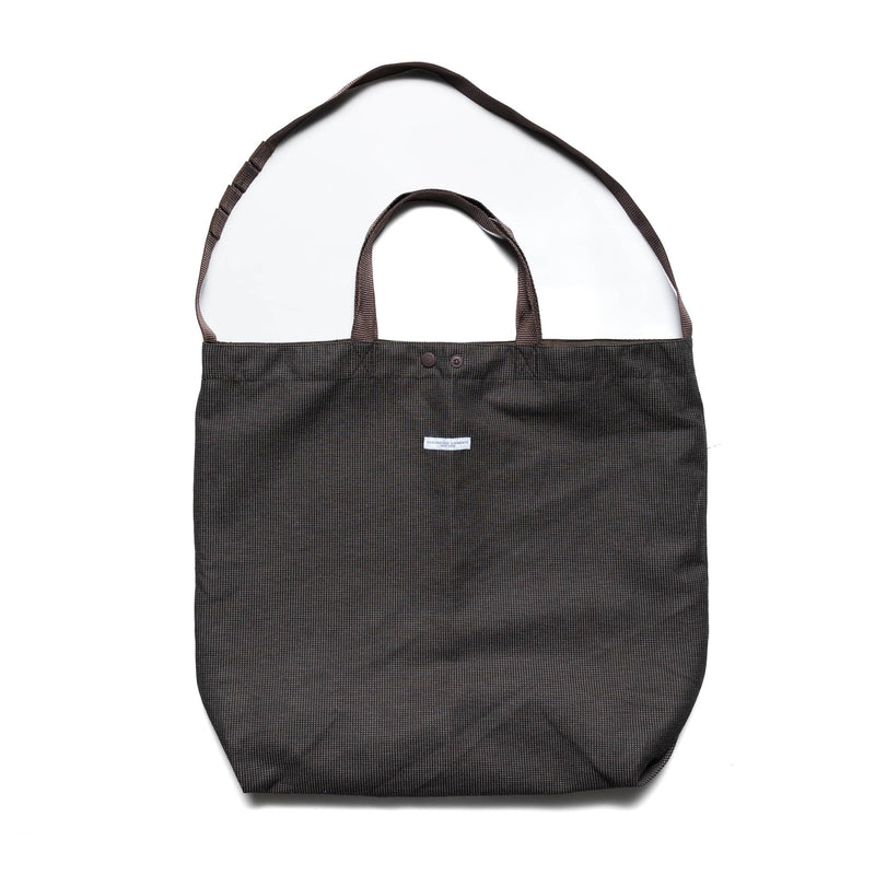 Carry All Tote - Dark Brown CP Waffle (Reversible)