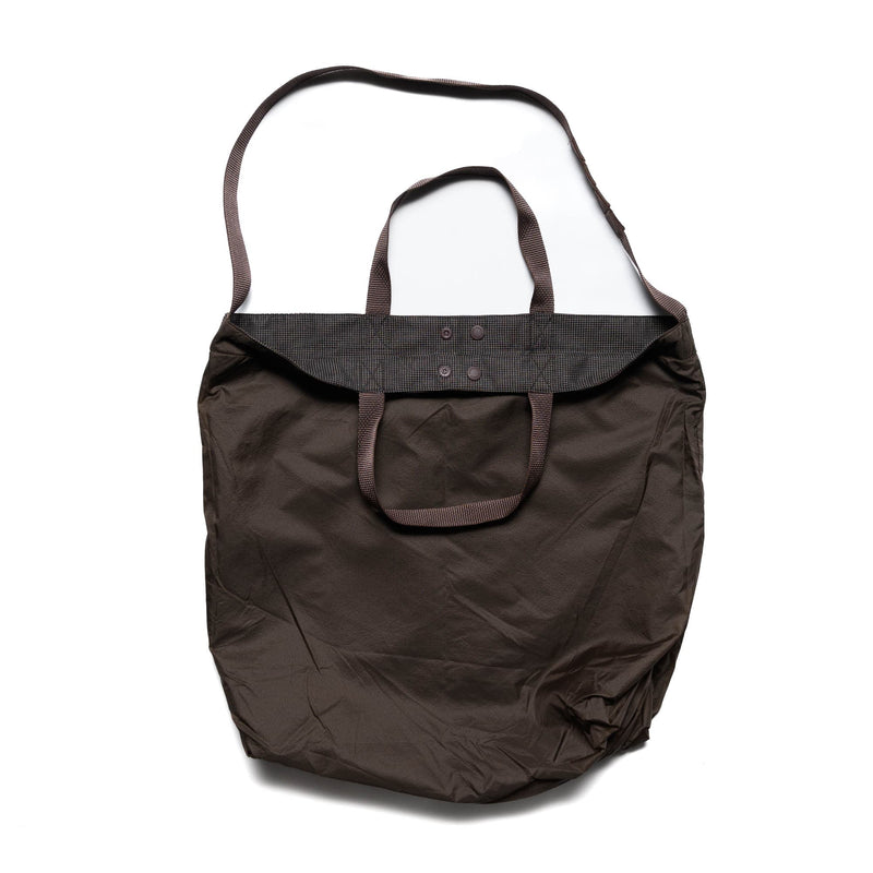 Carry All Tote - Dark Brown CP Waffle (Reversible)