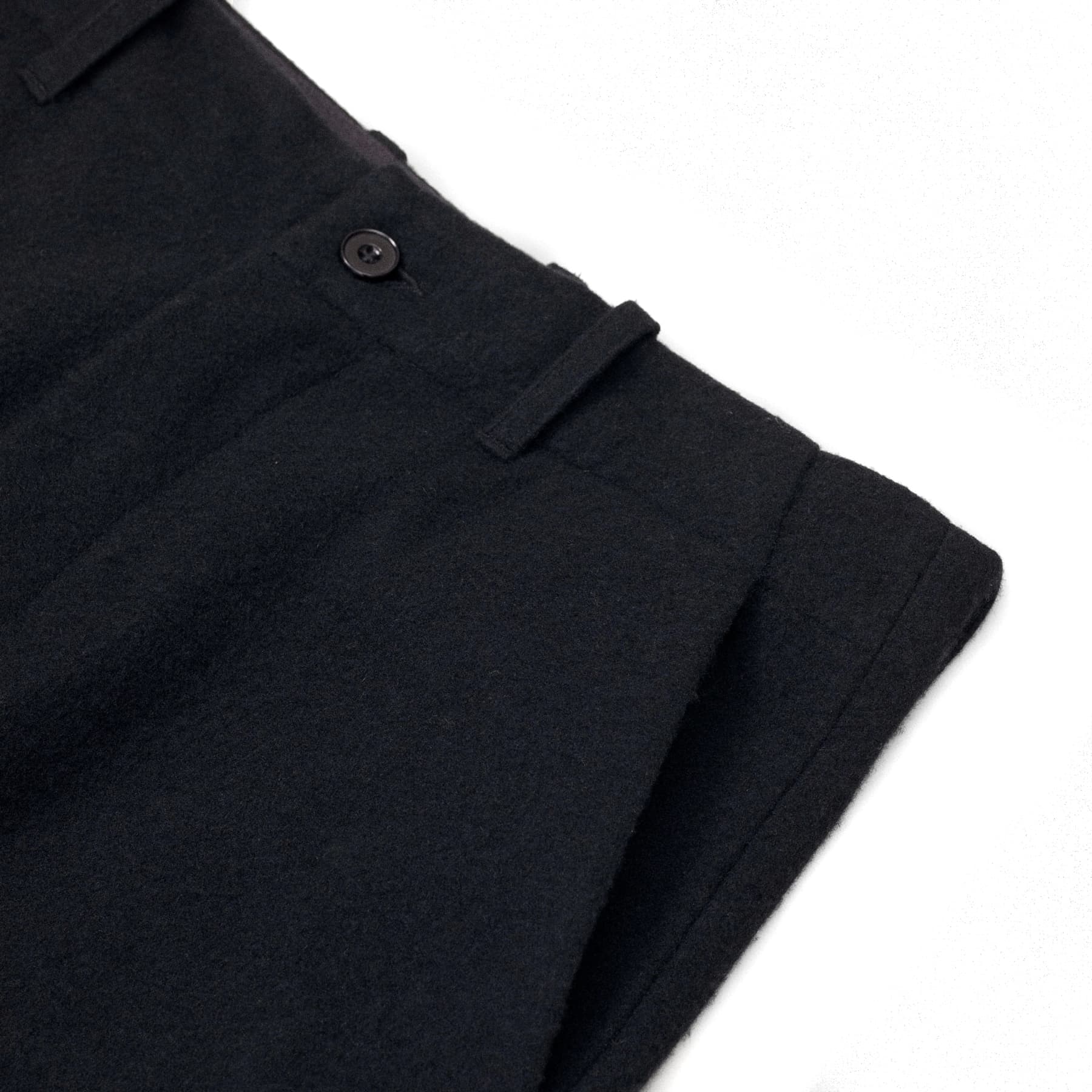 Fox P Lined Trousers Pure Wool Flannel - Midnight