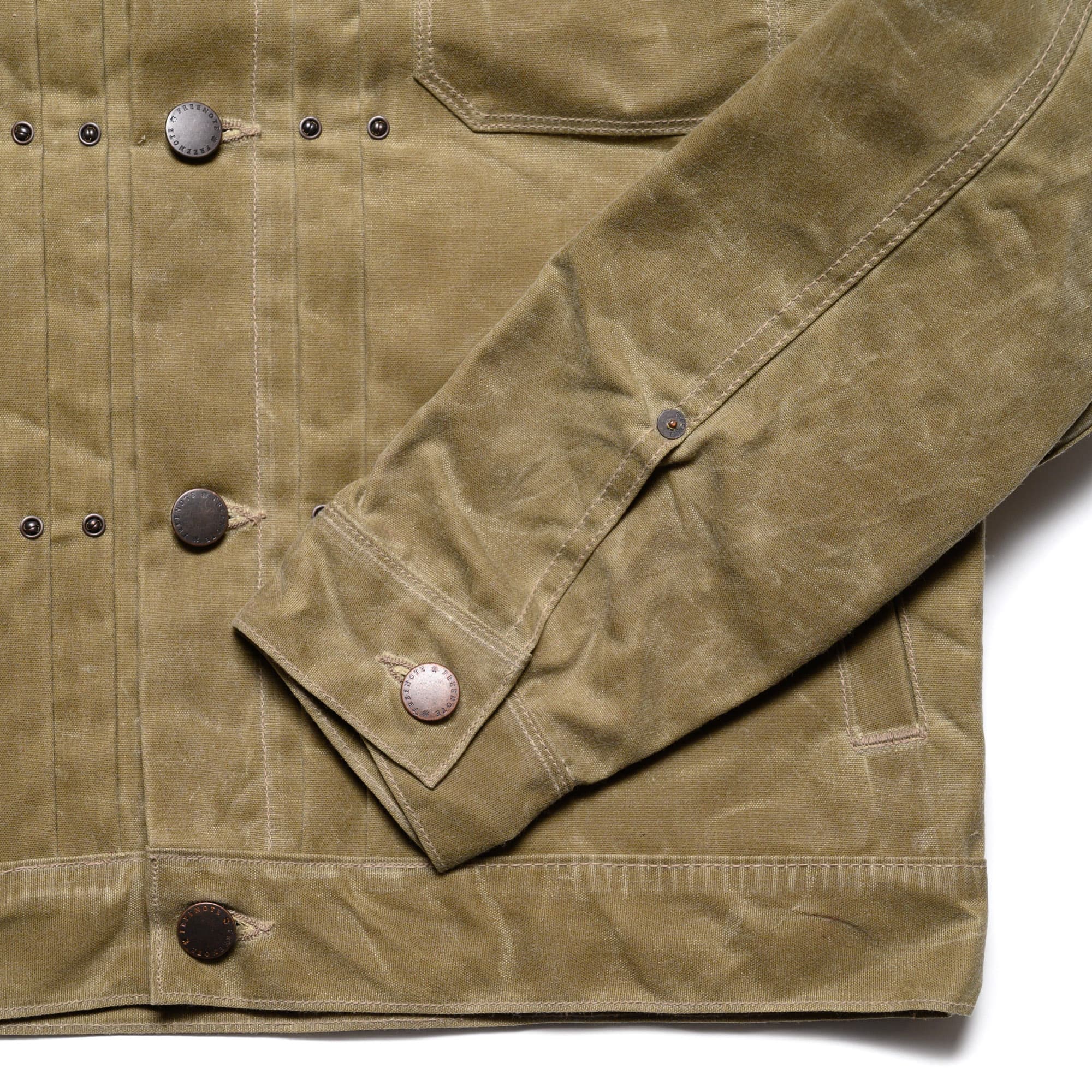 RJ-1 Riders Jacket Waxed Canvas - Tobacco (Brown Interior)