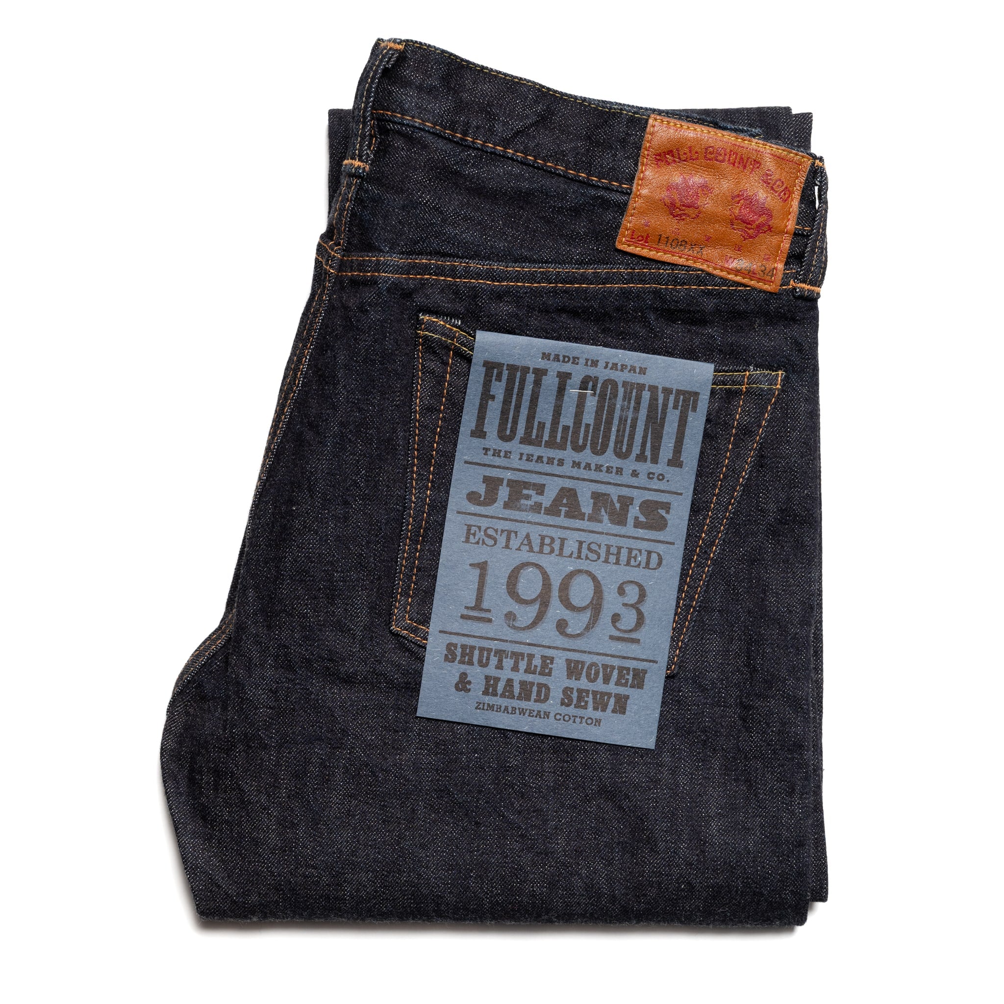 Fullcount 1108XXW Slim Straight Heavy 15.5oz Japanese Selvedge Denim