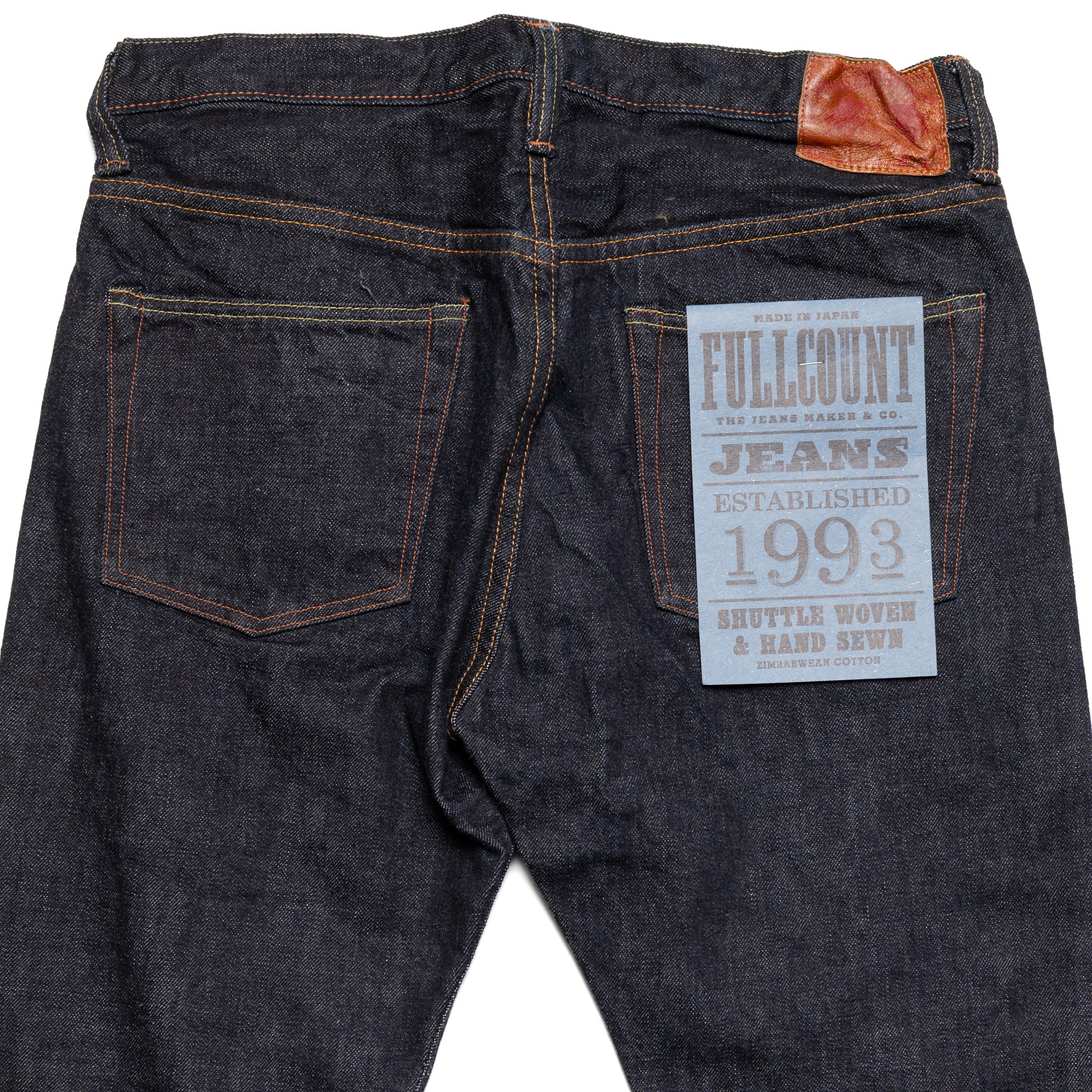 1109XXW Slim Heavy 15.5oz Selvedge Denim