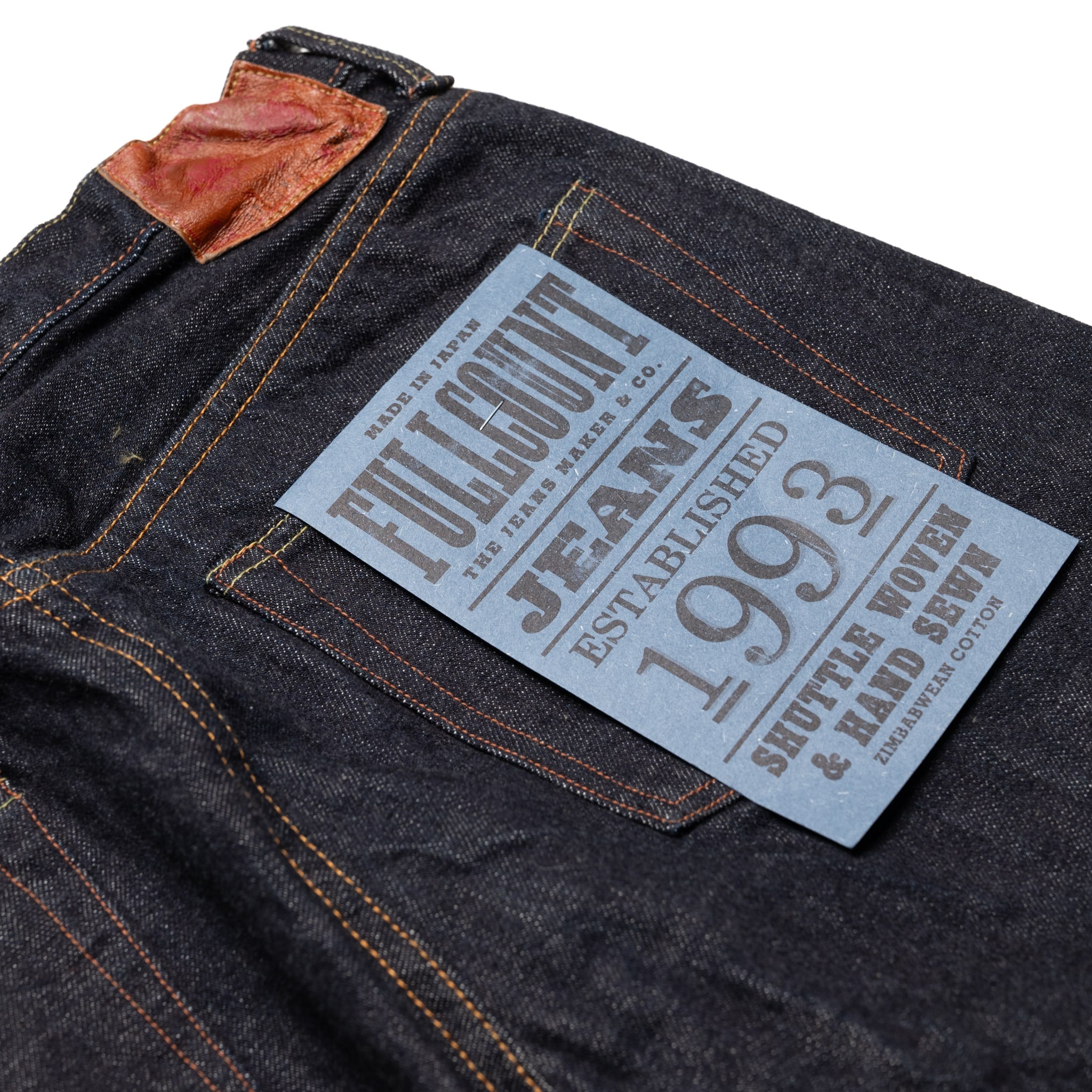 1109XXW Slim Heavy 15.5oz Selvedge Denim