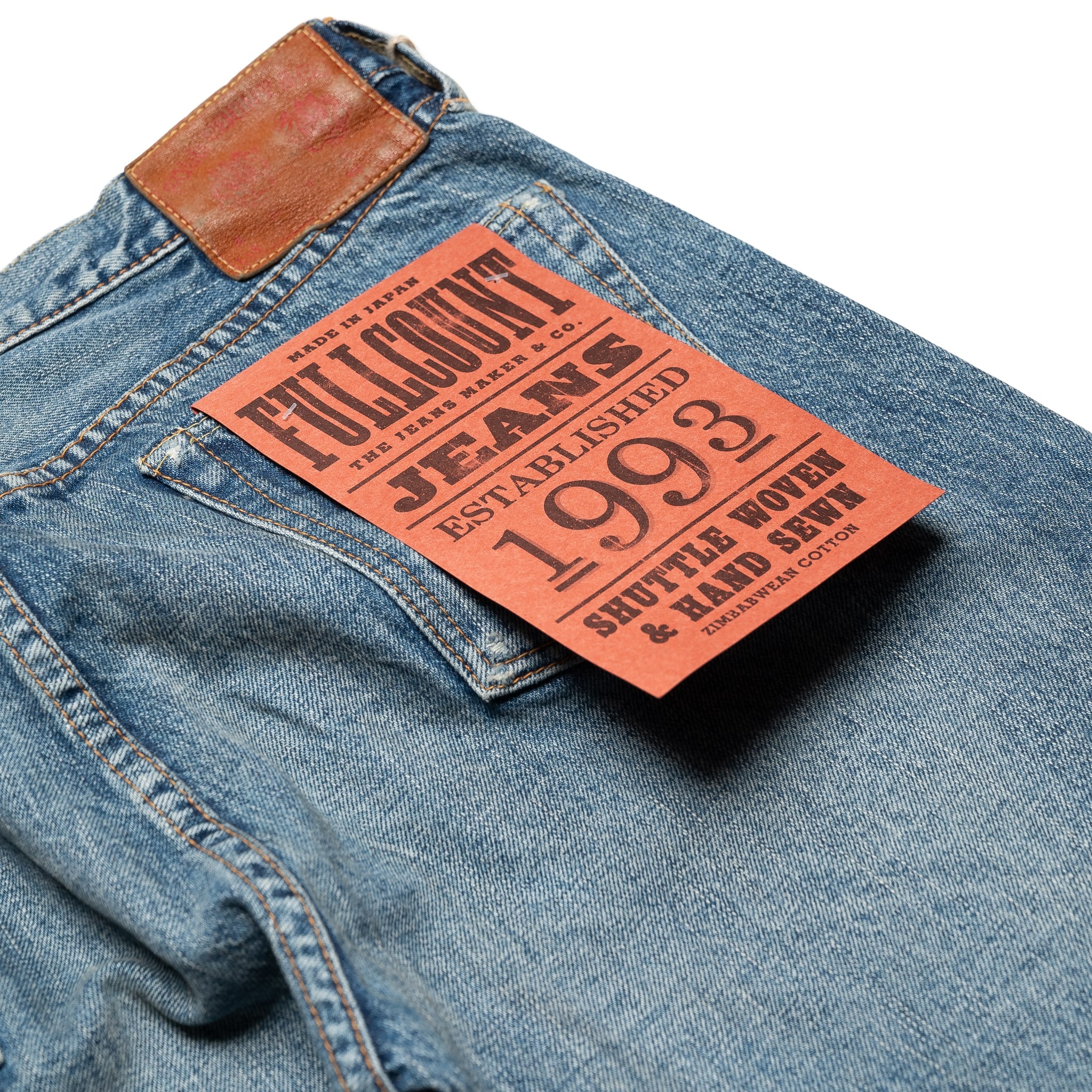 1341-1108  Dartford Slim Straight 13.7oz Selvedge Denim