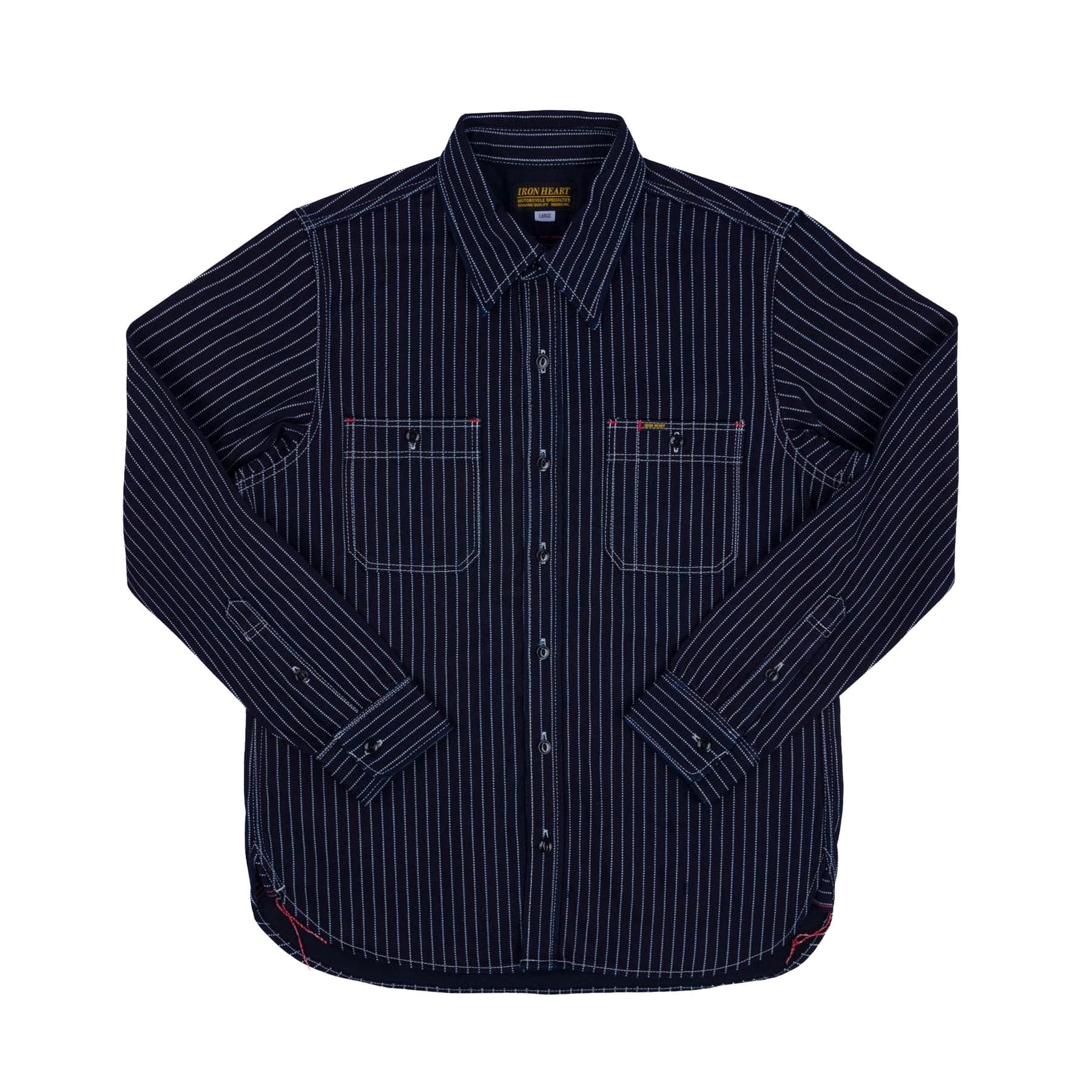 IHSH-266-IND 12oz Wabash Work Shirt - Indigo