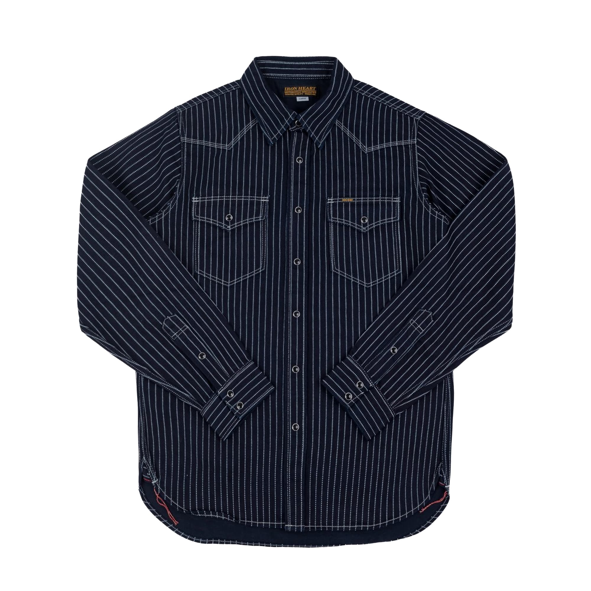 IHSH-62-IND 12oz Wabash Western Shirt - Indigo