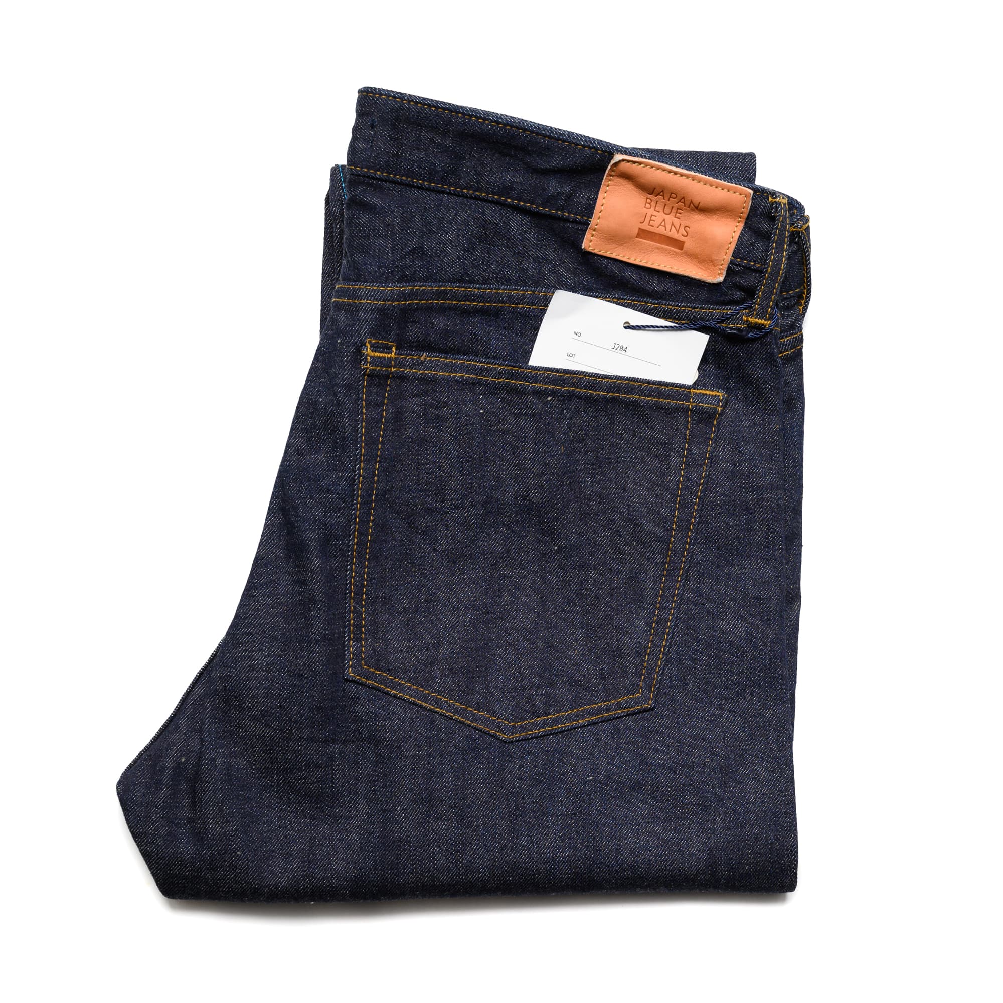 Japan Blue J204 12.5oz Africa Cotton Tapered Selvedge Jeans | BlackBlue