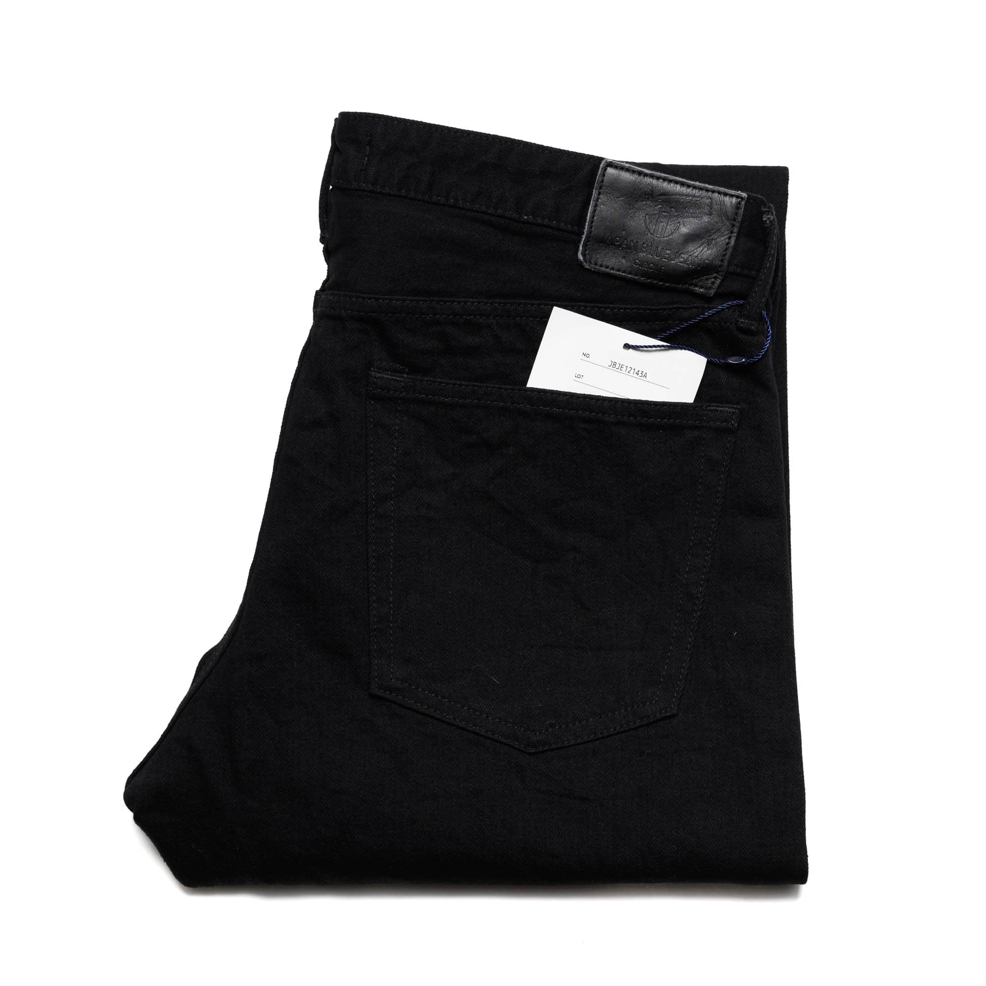 J214 14oz Black Tapered Selvedge Jeans