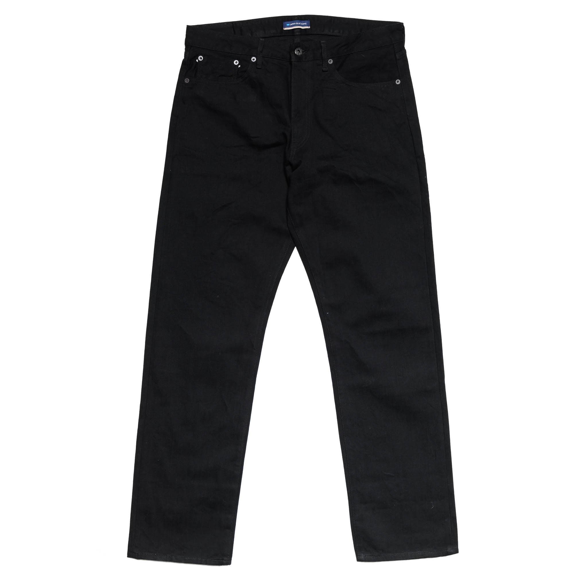 J414 14oz Black Classic Straight Selvedge Jeans