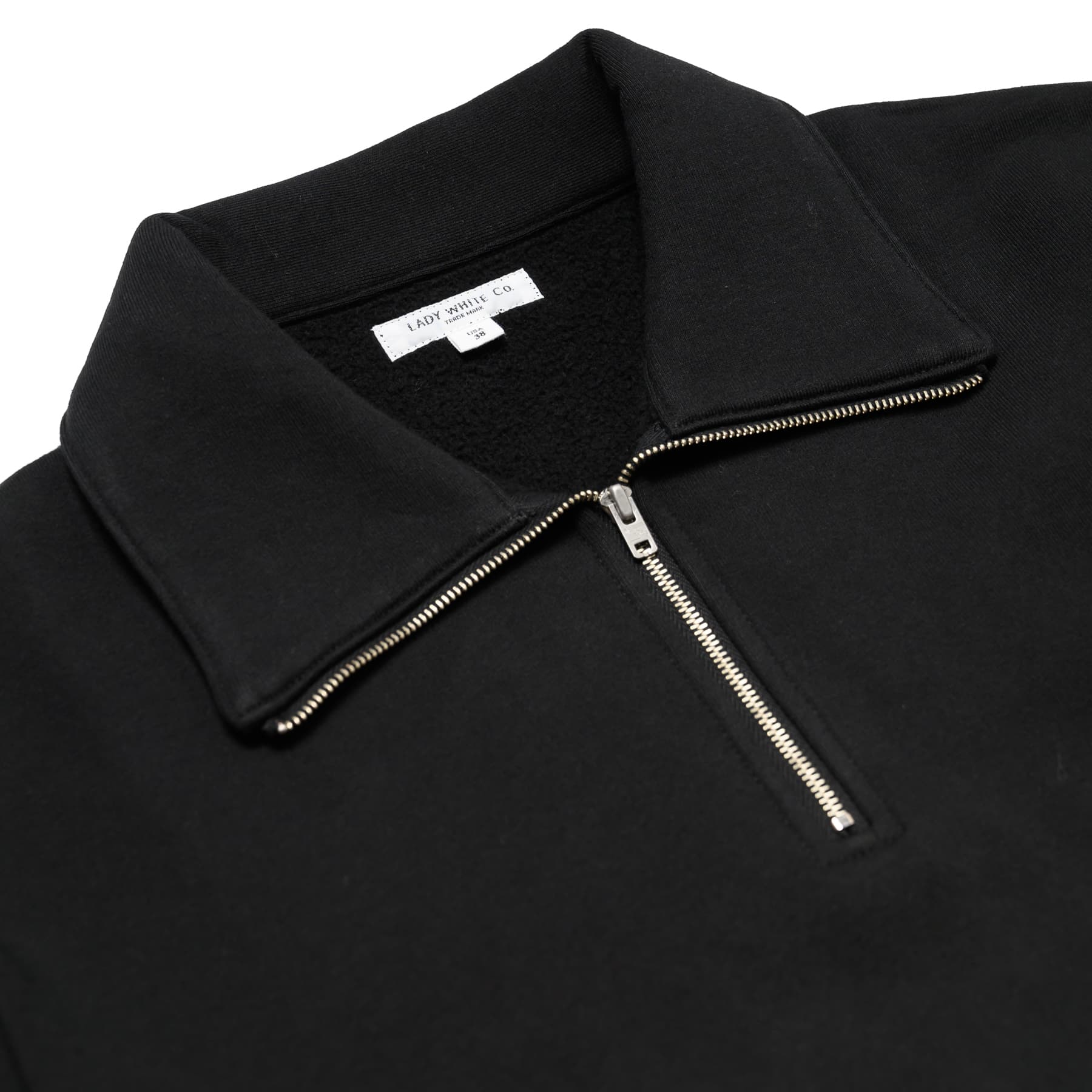 LW630 Quarter Zip Sweatshirt - Black