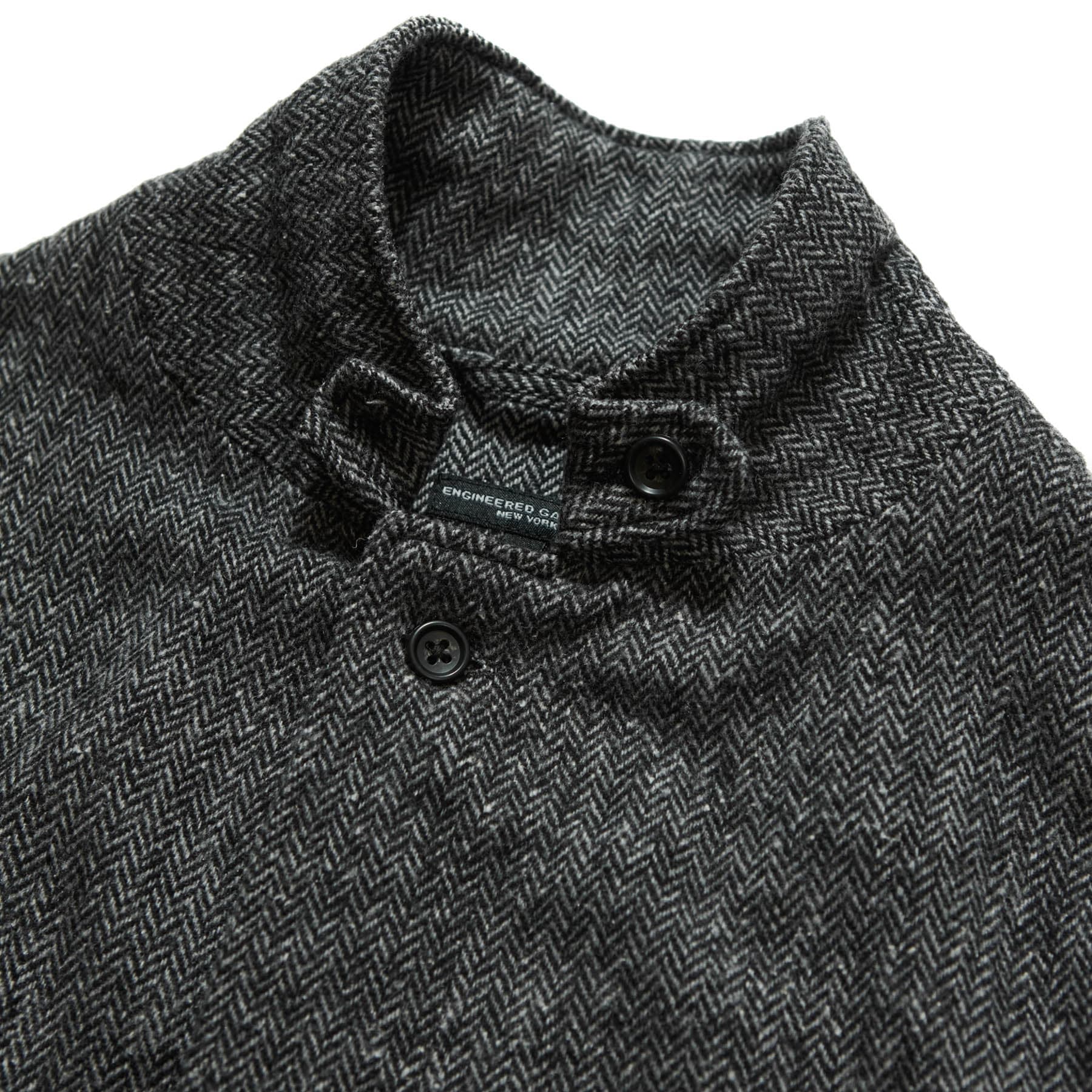 Loiter Jacket - Grey Poly Wool Herringbone