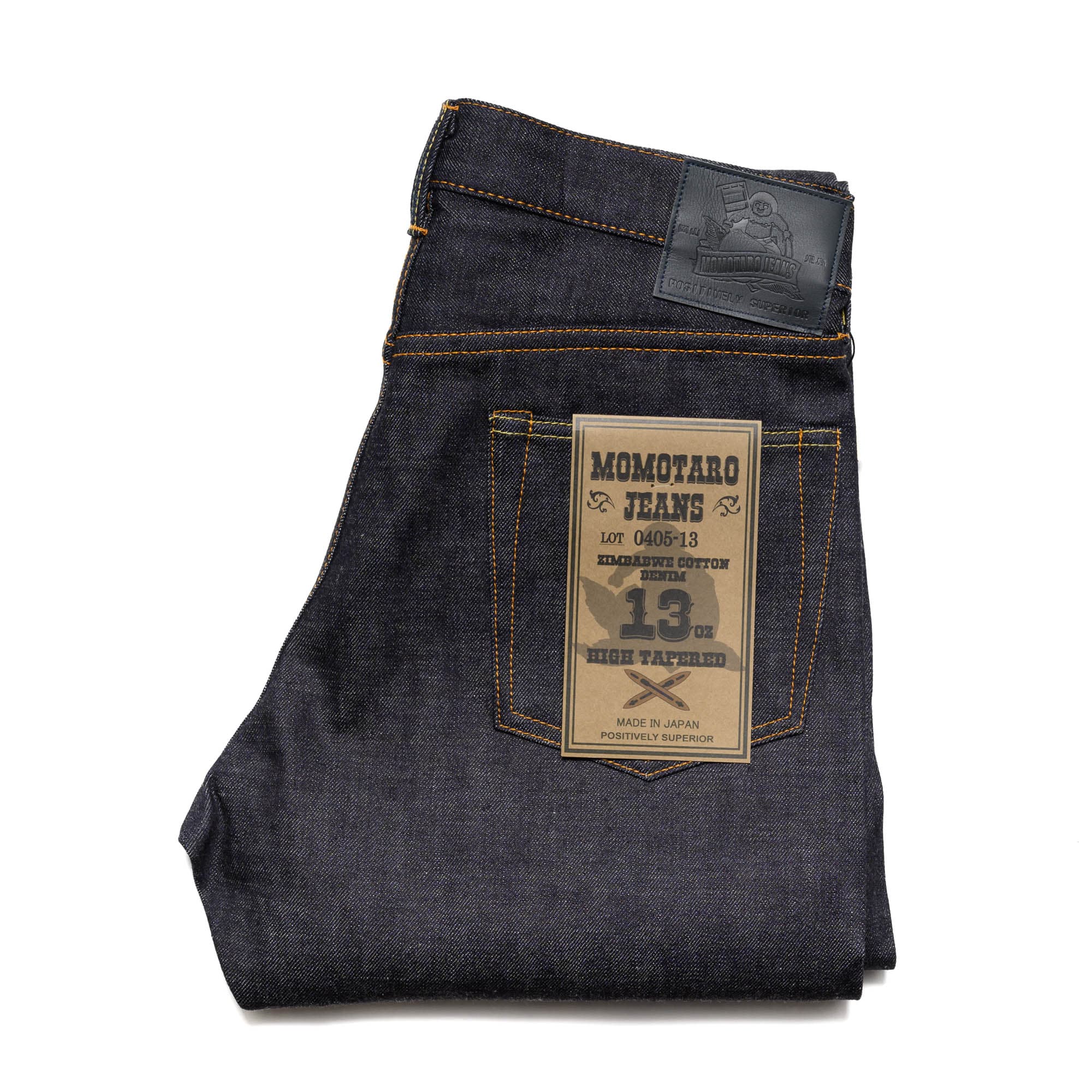 0405-13 13oz High Tapered Selvedge Denim - Indigo