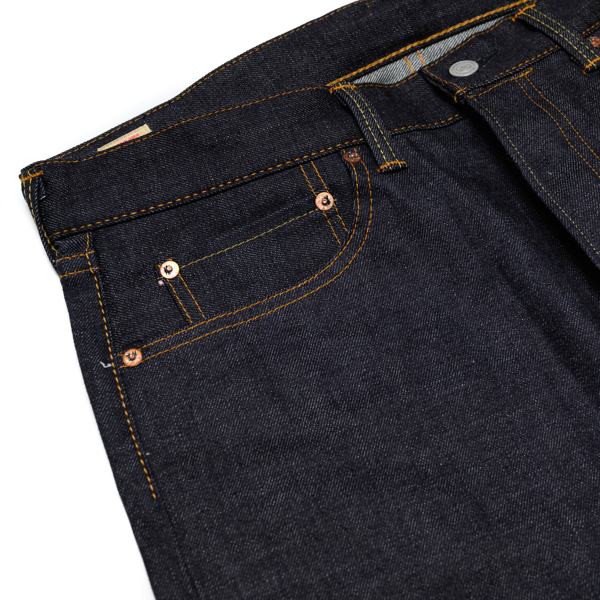 0605-13 13oz Natural Tapered Selvedge Denim - Indigo